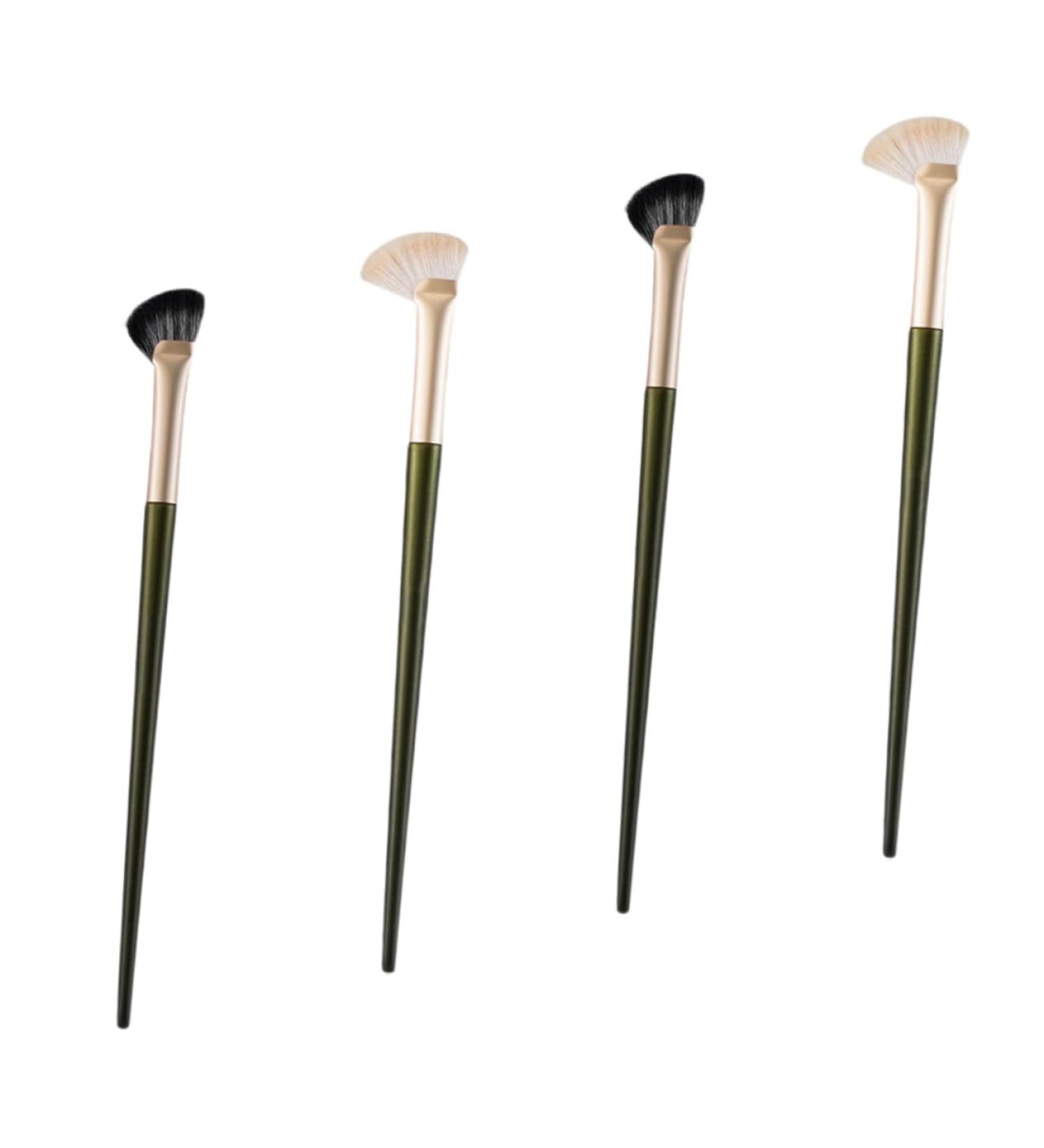 Baluue 4pcs Nose Shadow Brush Makeup Tool Flat Concealer Brush Angled Brush Makeup Brush Contour Brush Angled Eye Shadow Brush Concealer Brush under Eye Cosmetic Brush Eyeshadow Brush - Buy Online on SooperMarket.com
