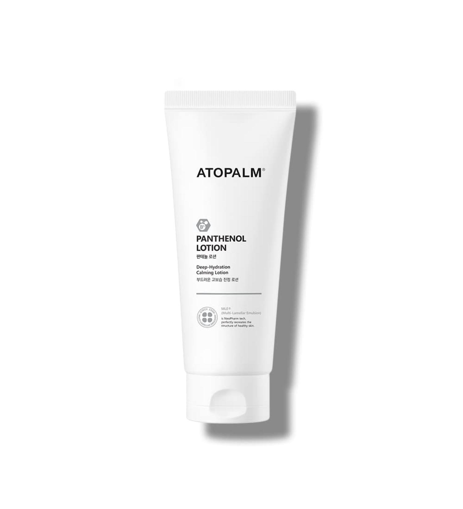 ATOPALM Panthenol Lotion 6.1 Fl. Oz - Deep Hydration Face & Body Lotion for Dry Sensitive Skin - Eczema Relief & Itchiness - Vitamin B5 Formula for Strengthening Skin Barrier - Kbeauty - 180ml - Buy Online on SooperMarket.com