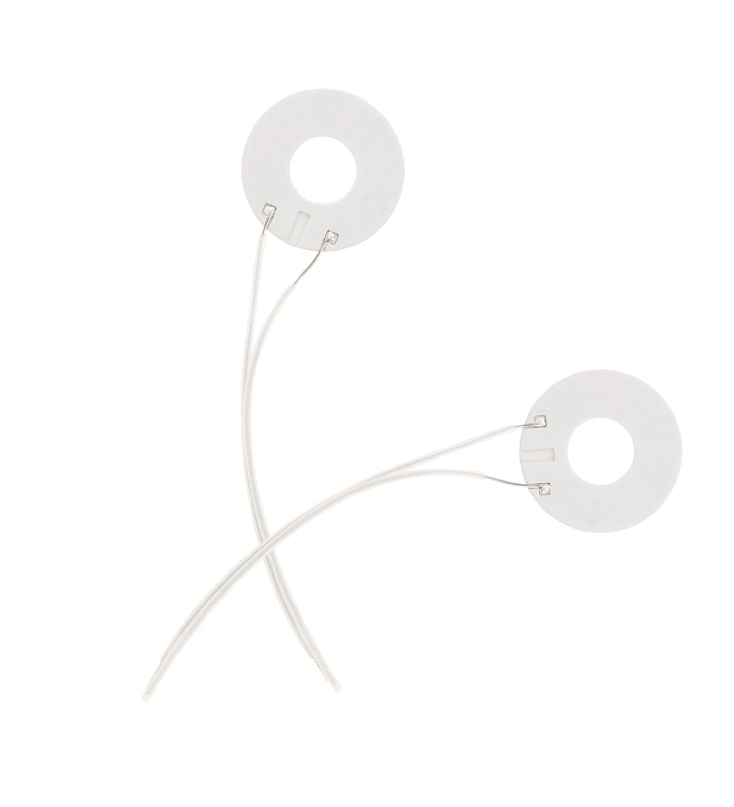 FOYTOKI 2pcs Hot Rings Heating Rings for Replacing Coils Heating Coil Heating Plate Repair Kit Metal White - Buy Online on SooperMarket.com