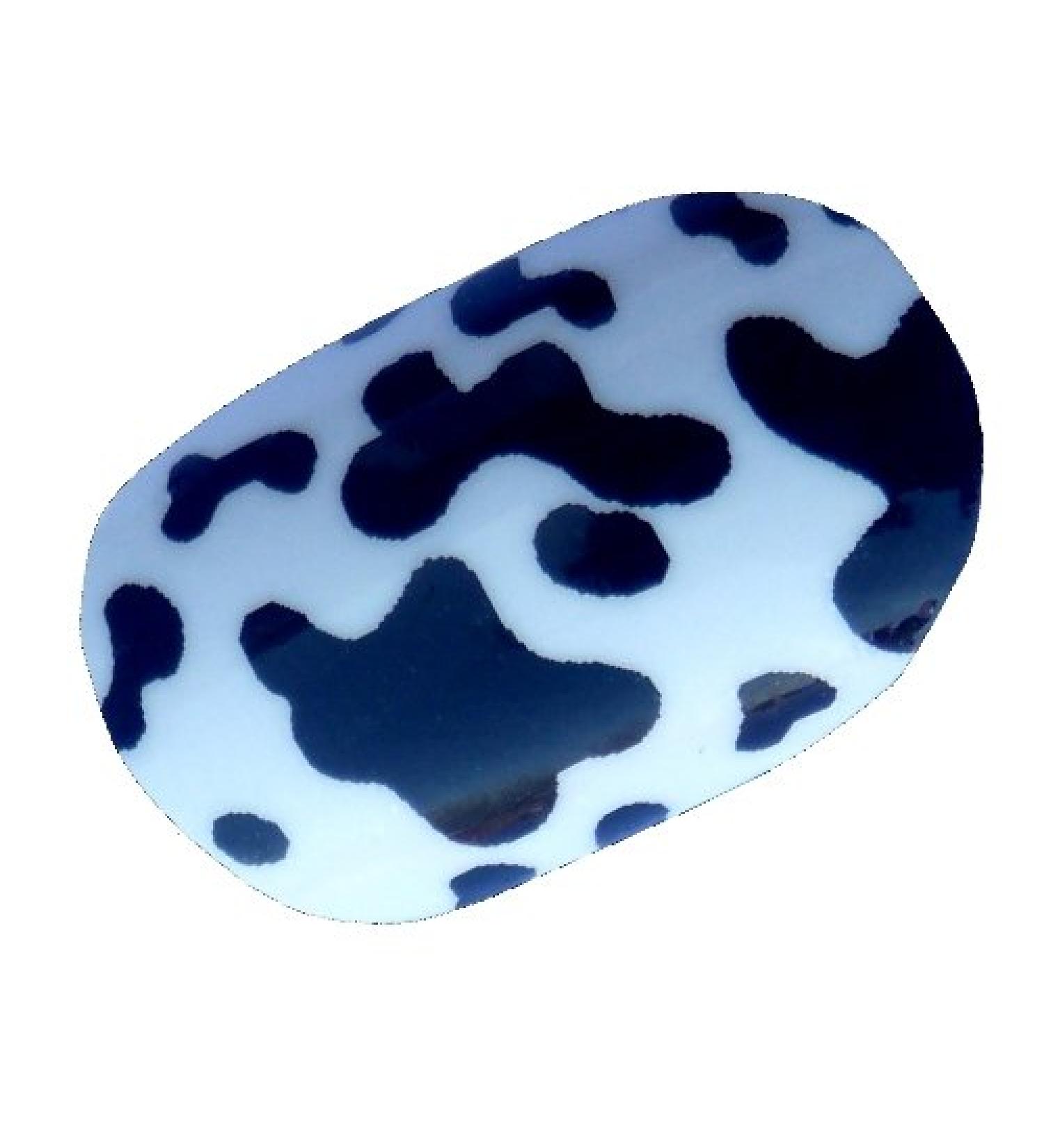 Chix Nails Nail Wraps Moo Cow Black White Animal Print Fingers Toes Vinyl Foils