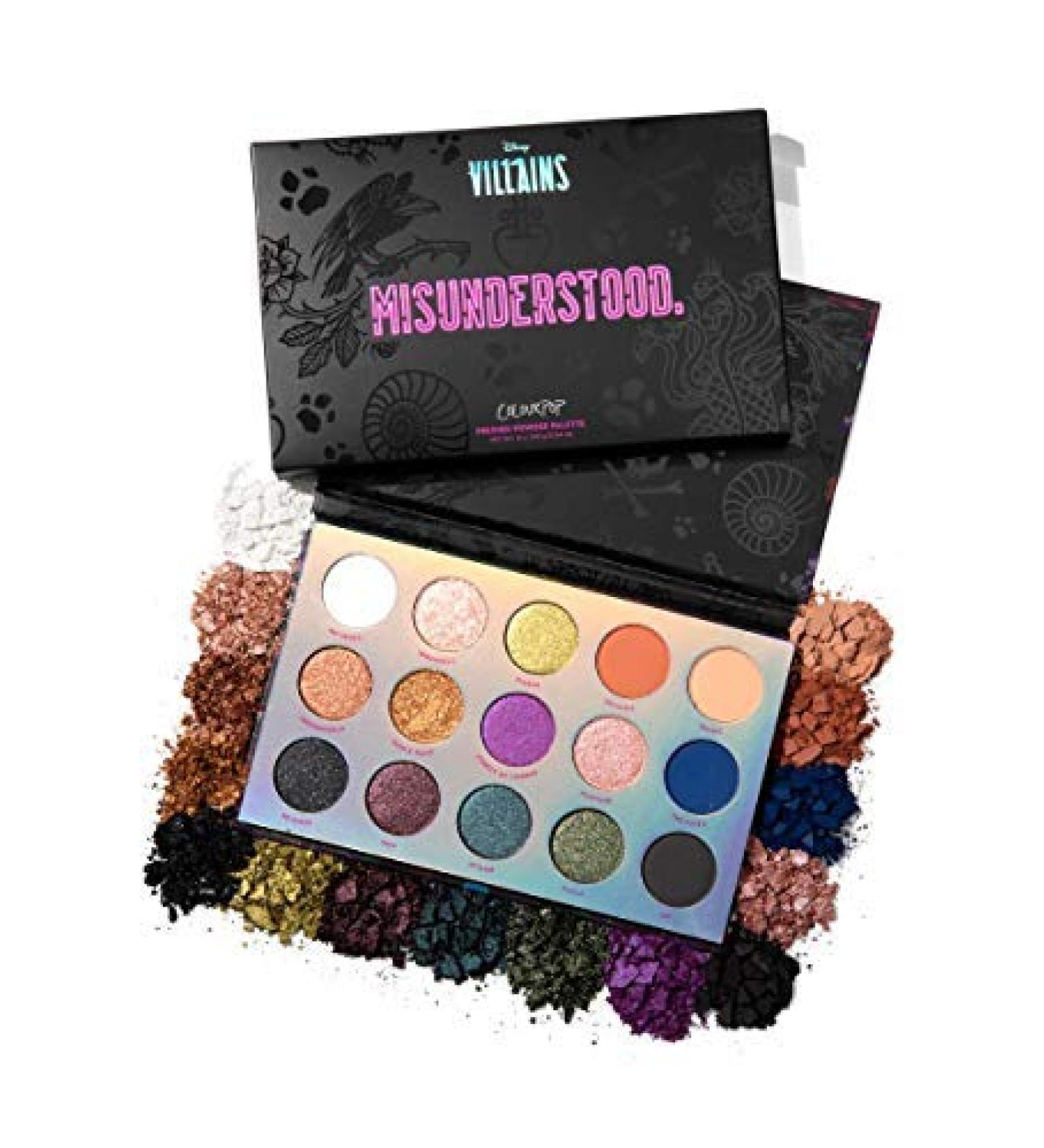 Colourpop Villains Misunderstood Palette - Pressed Powder Eye Shadow Collection - Buy Online on SooperMarket.com