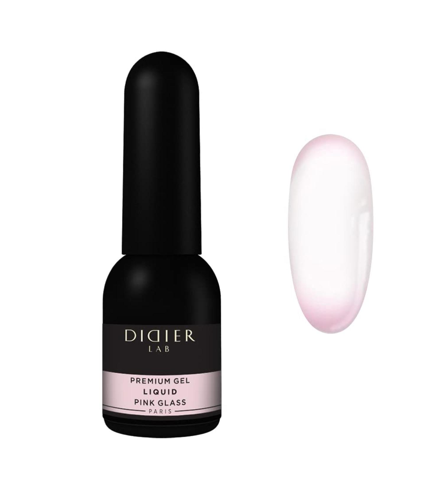 Didier Lab Premium Pink Glass Builder Gel 10ml - Nail Extension & Strengthener - LED UV Gel for Repair & Hardening - Buy Online on SooperMarket.com