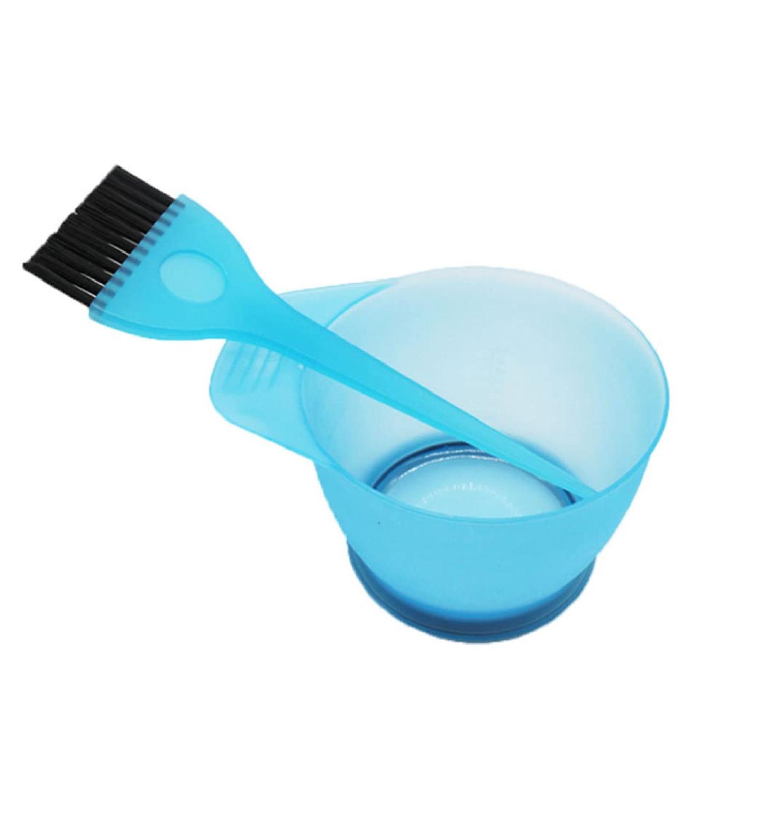1 Set Hair Dye Color Brush and Bowl Set Hair Dye Kit Hair Coloring Kit Hair Color Brush Mixing Bowl Kit for Hair Tint Dying Coloring Applicator Blue - Buy Online on SooperMarket.com