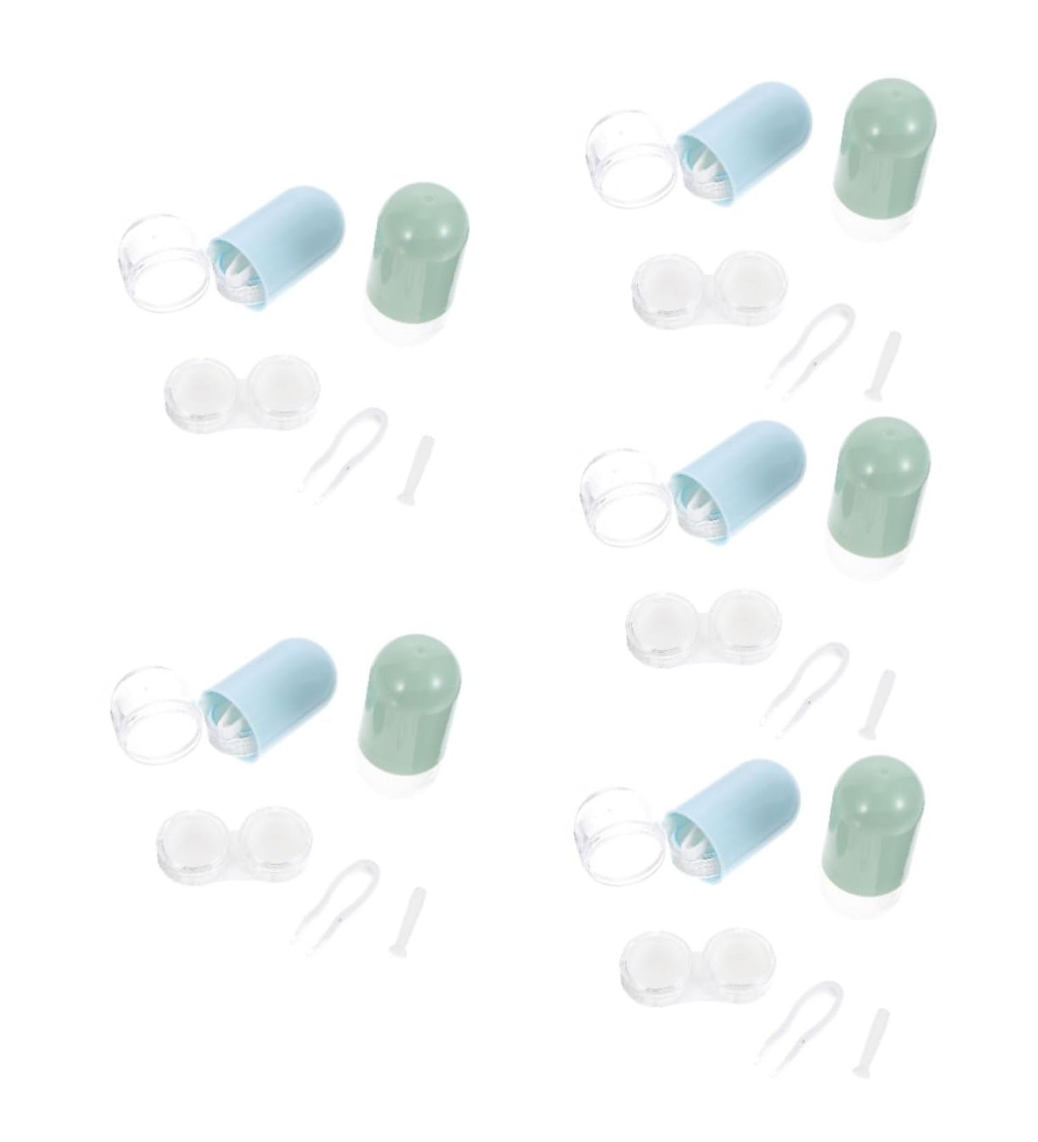 Beavorty 10 STK Cute Contact Lens Containers - Durable Seal Cases for Travel & Home Use - Buy Online on SooperMarket.com