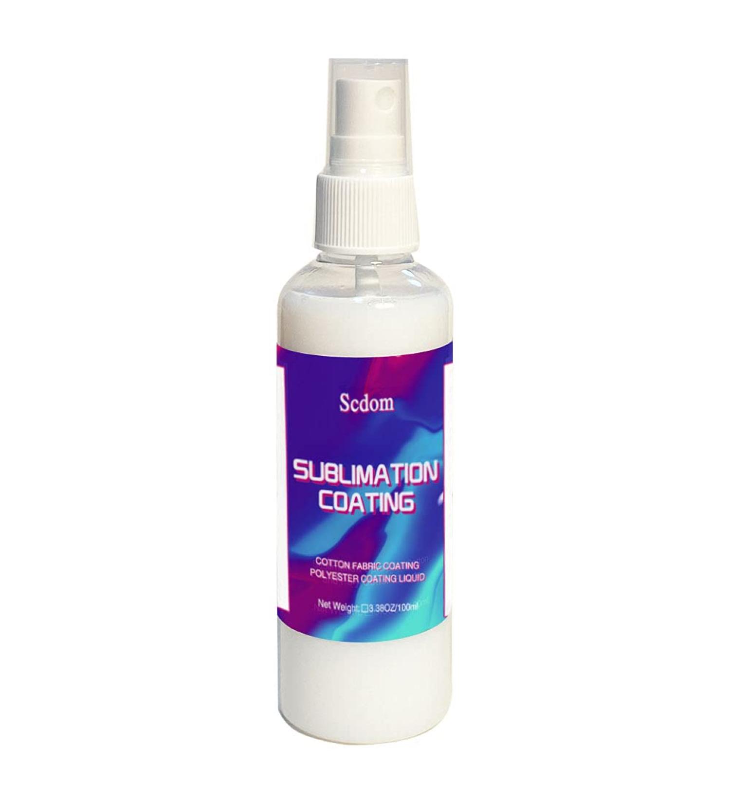 SCDOM Sublimation Coating Spray for Cotton & Polyester - Enhance Color Vibrancy & Print Adhesion on Fabric, Wood, Canvas, Tote Bags & Pillows - Buy Online on SooperMarket.com