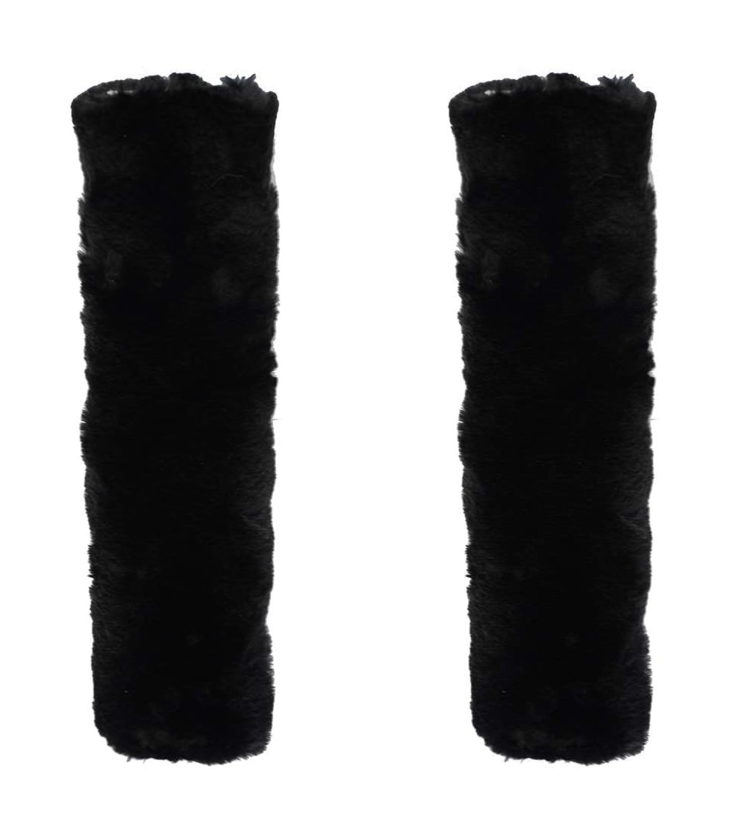 Rhinegold Luxe Noseband Cover Black One Size