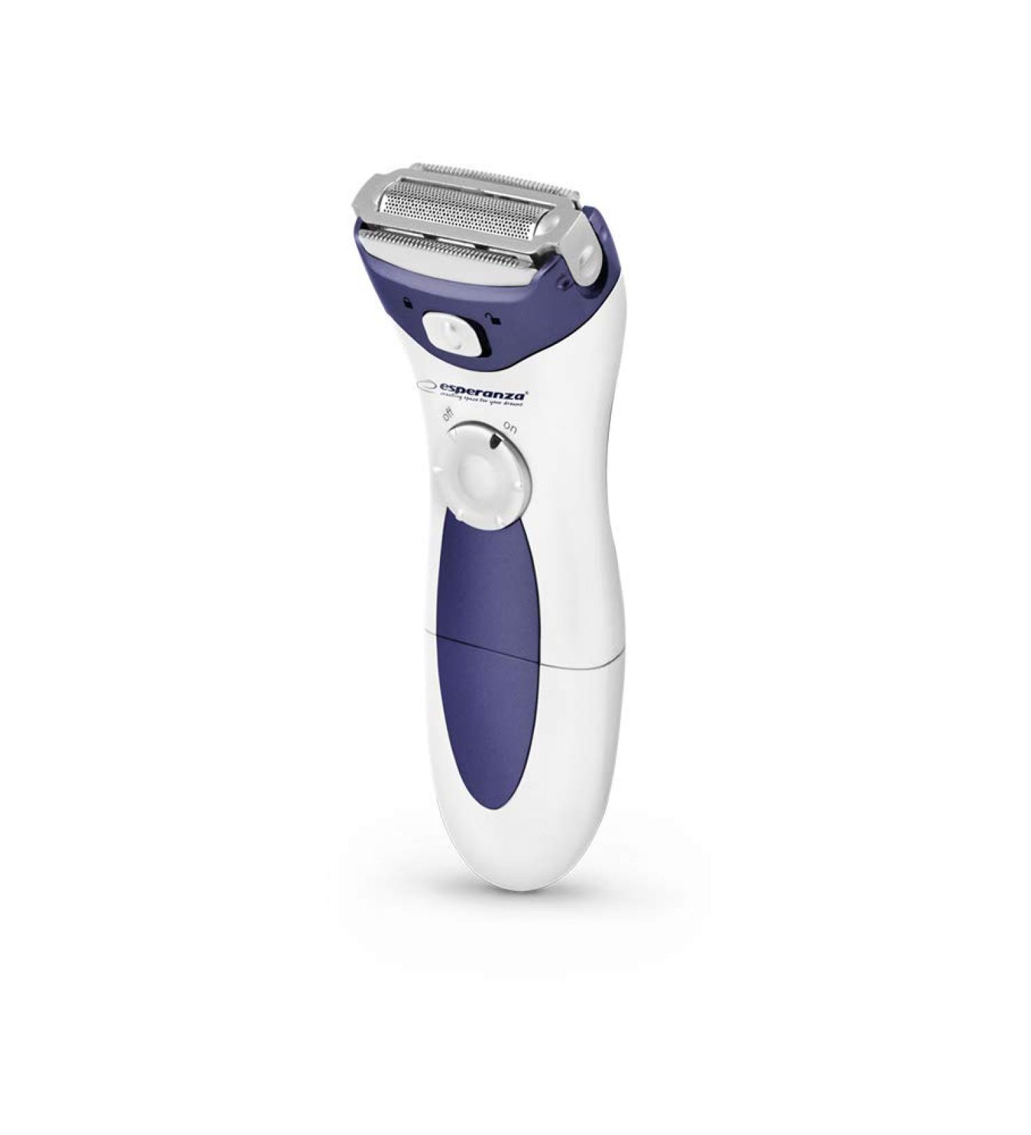 Esperanza EBG003B Lady Shaver - Stylish Blue Women's Shaver | International Shipping Available - Buy Online on SooperMarket.com