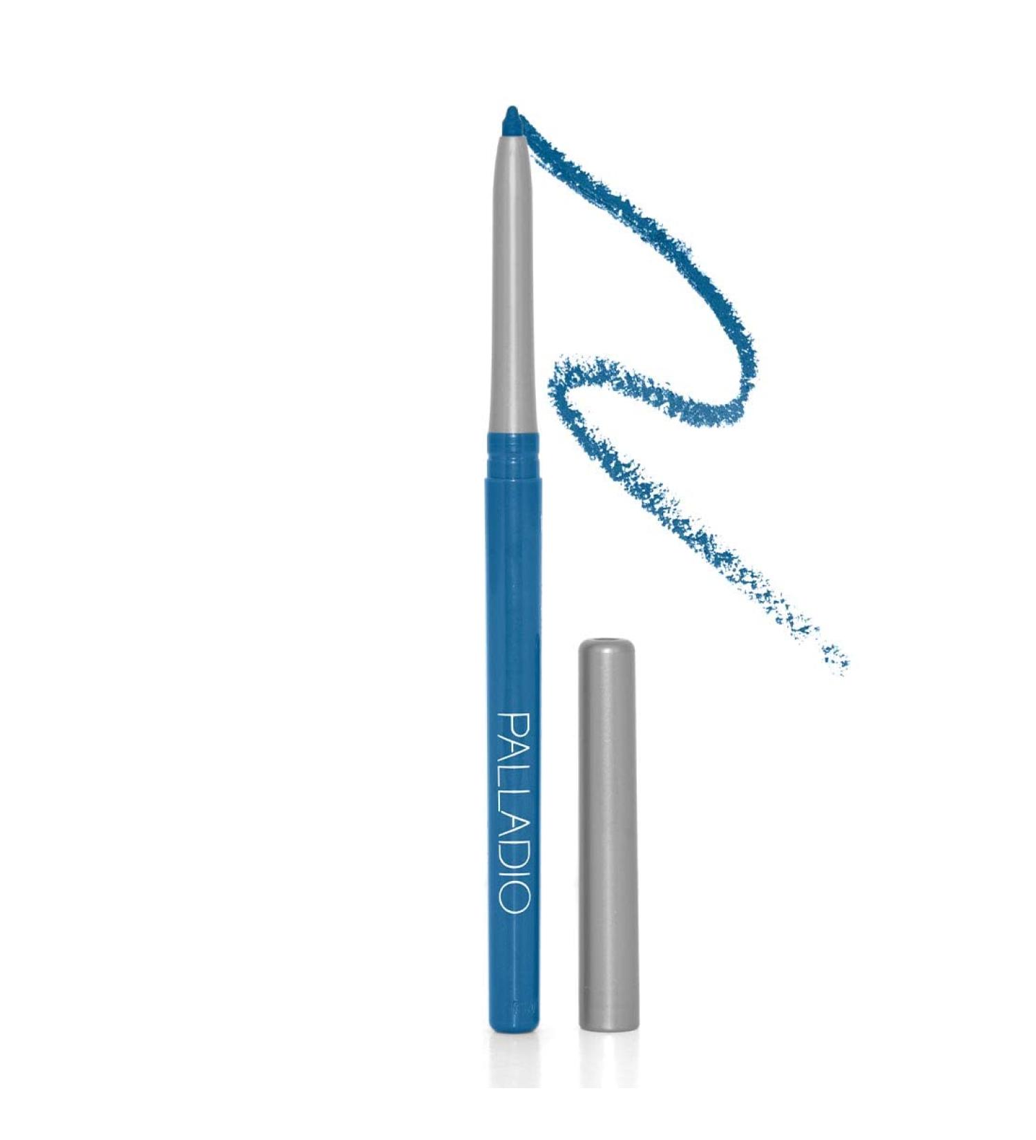 Palladio Retractable Waterproof Eyeliner in Ocean Blue - Smudge Proof, Long Lasting Twist-Up Pencil Liner - 1 Count - Buy Online on SooperMarket.com