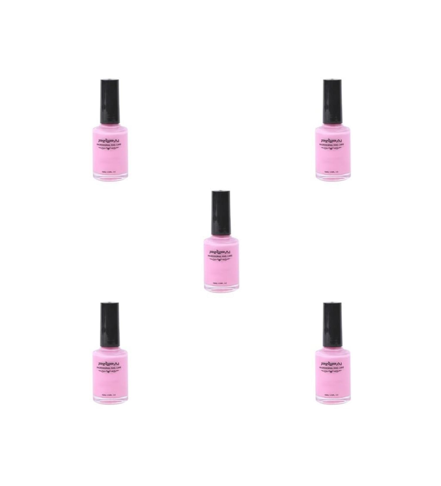 5 set of Nail Polish Glue Peel Off Liquid Nail Art Tape Latex Tape Finger Skin Protected Liquid Nail Care Tool Pink 15ml 5 set of (Pink 15ml) - Buy Online on SooperMarket.com