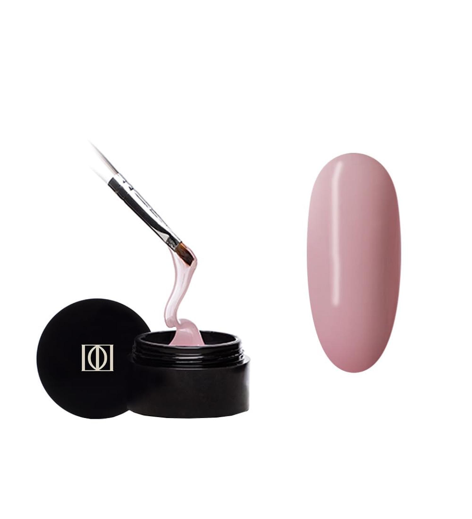 Didier Lab - Premium Rose Solid Builder Gel for Nails - Hard Gel Builder for Extension - Nail Strengthener - LED UV Builder Gel for Nails - Split Nail Repair - Nail Hardener Gel - 50 ml 50 ml (Pack of 1) Rosa - Buy Online on SooperMarket.com