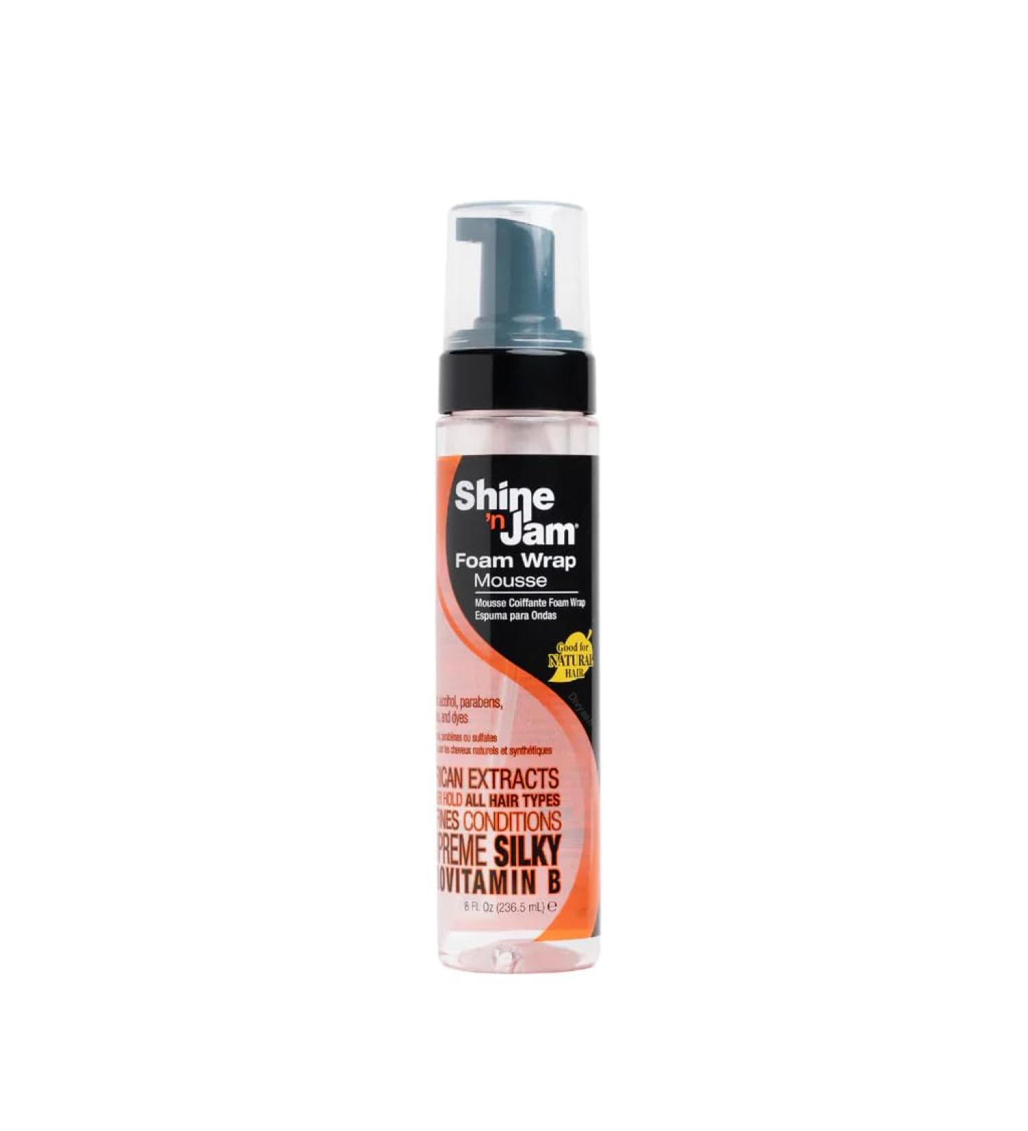 SHINE 'N JAM/Supreme - Foam Wrap Mousse - 8oz