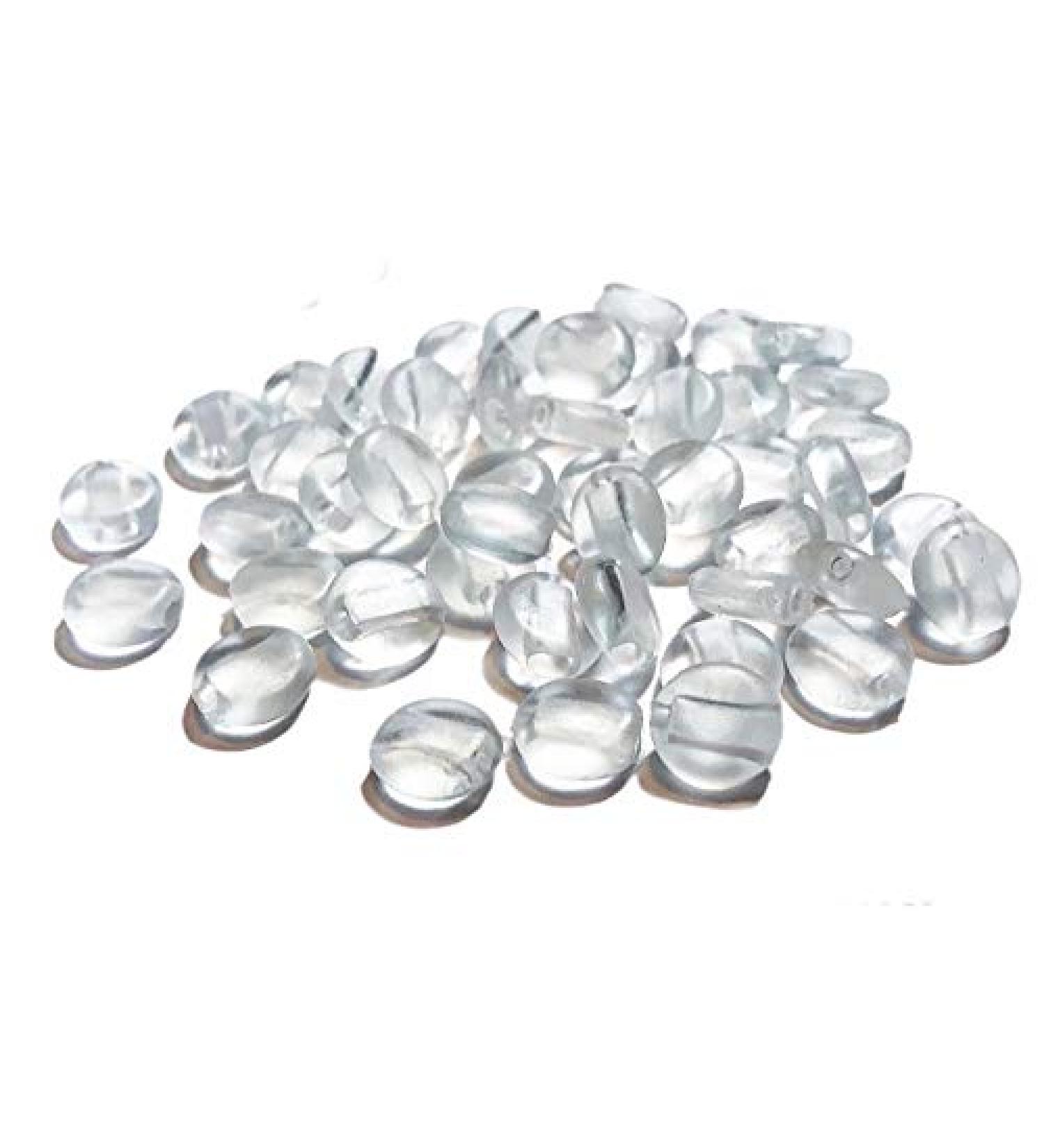 Outland Clear Cord Locks for Face Mask Adjuster PVC Round Toggle Locks for Drawstrings Adjustable Lock End for Elastic Non Slip Stopper DIY for Adults Children Elderly Mask with Threading Clips 50 - Buy Online on SooperMarket.com
