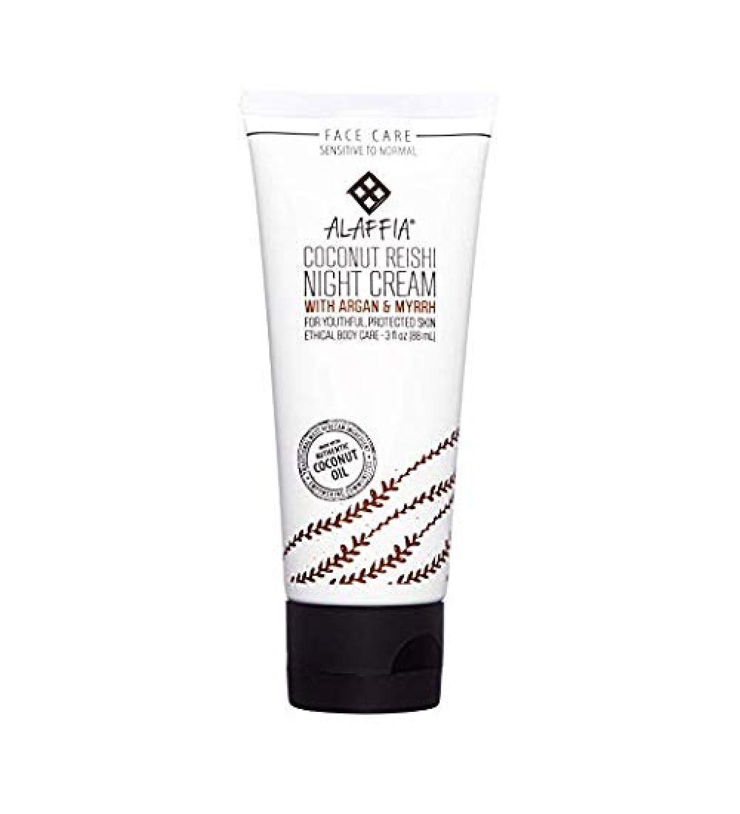 Alaffia Coconut Reishi Nourishing Night Crème, Purely Coconut 3 FZ