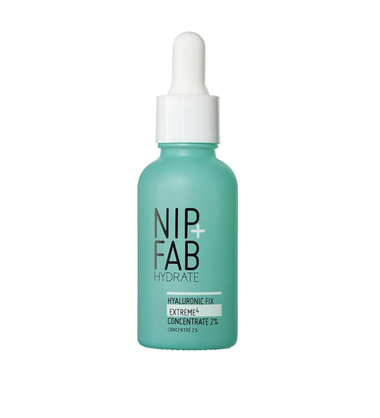 Nip + Fab Hyaluronic Acid Fix Extreme 4 2% Concentrate Daily Concentrated Drops for Face Quick Drying Serum for Hydration Dewy Visibly Plumped Skin - Buy Online on SooperMarket.com