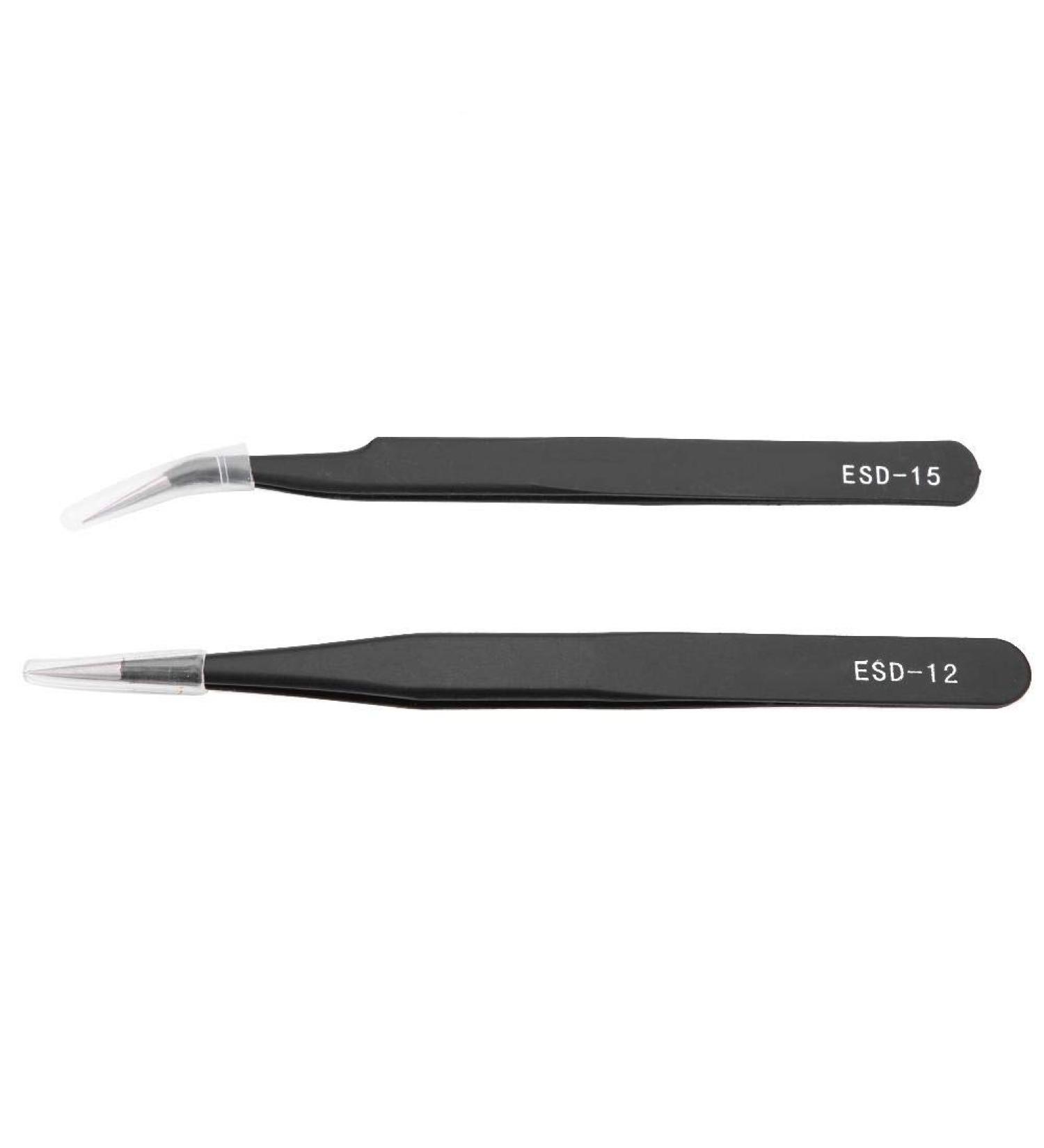 Stainless Steel Eyelashes Grafting Tweezers Makeup Tweezers Tool for Eyelashes Extension Nail Art Decoration for Professional Salon or Home Use(3#) - Buy Online on SooperMarket.com