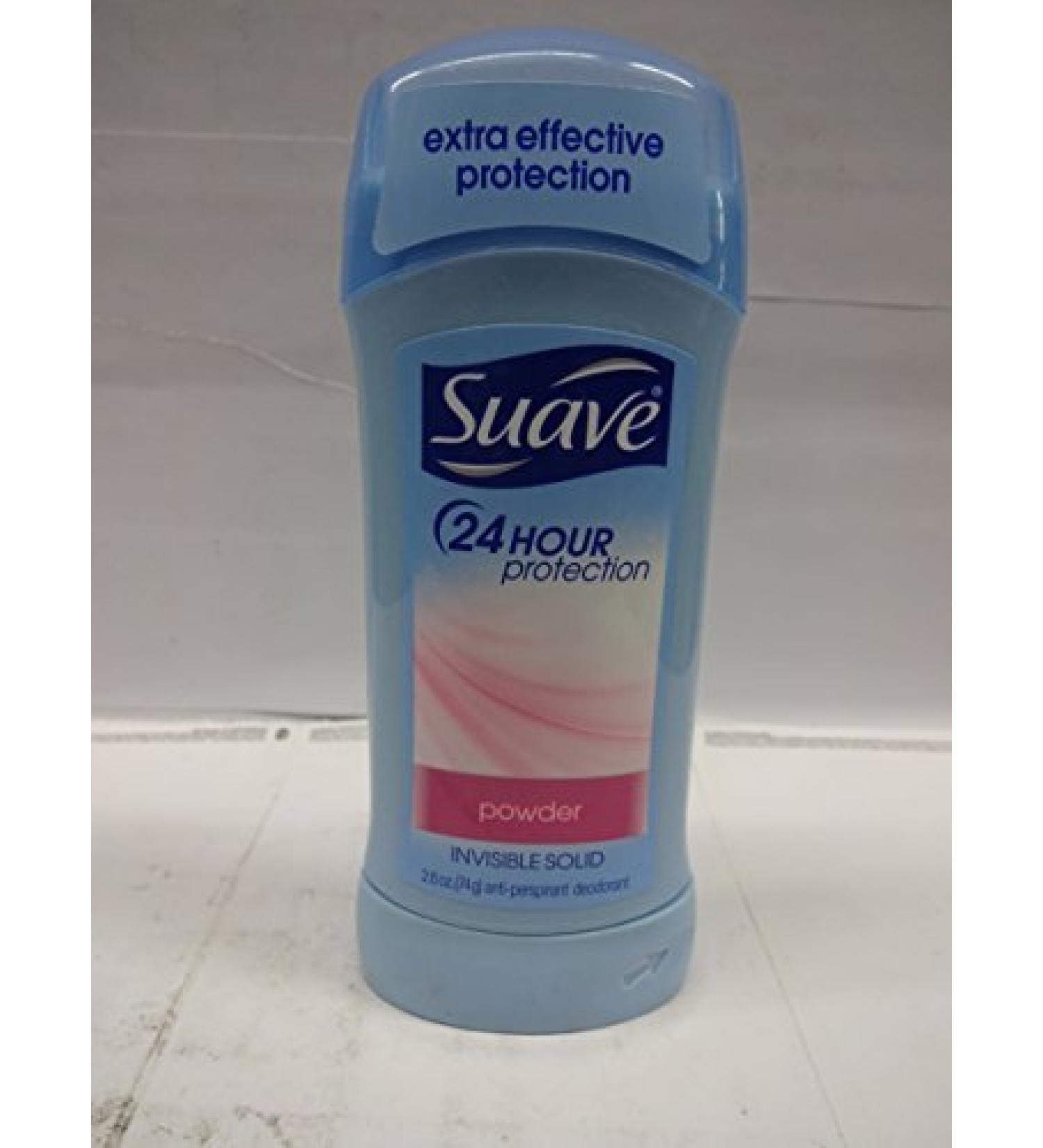 Suave Invis Sld Baby Size 2.6z Suave Powder Invisible Solid Deodorant 2.6oz