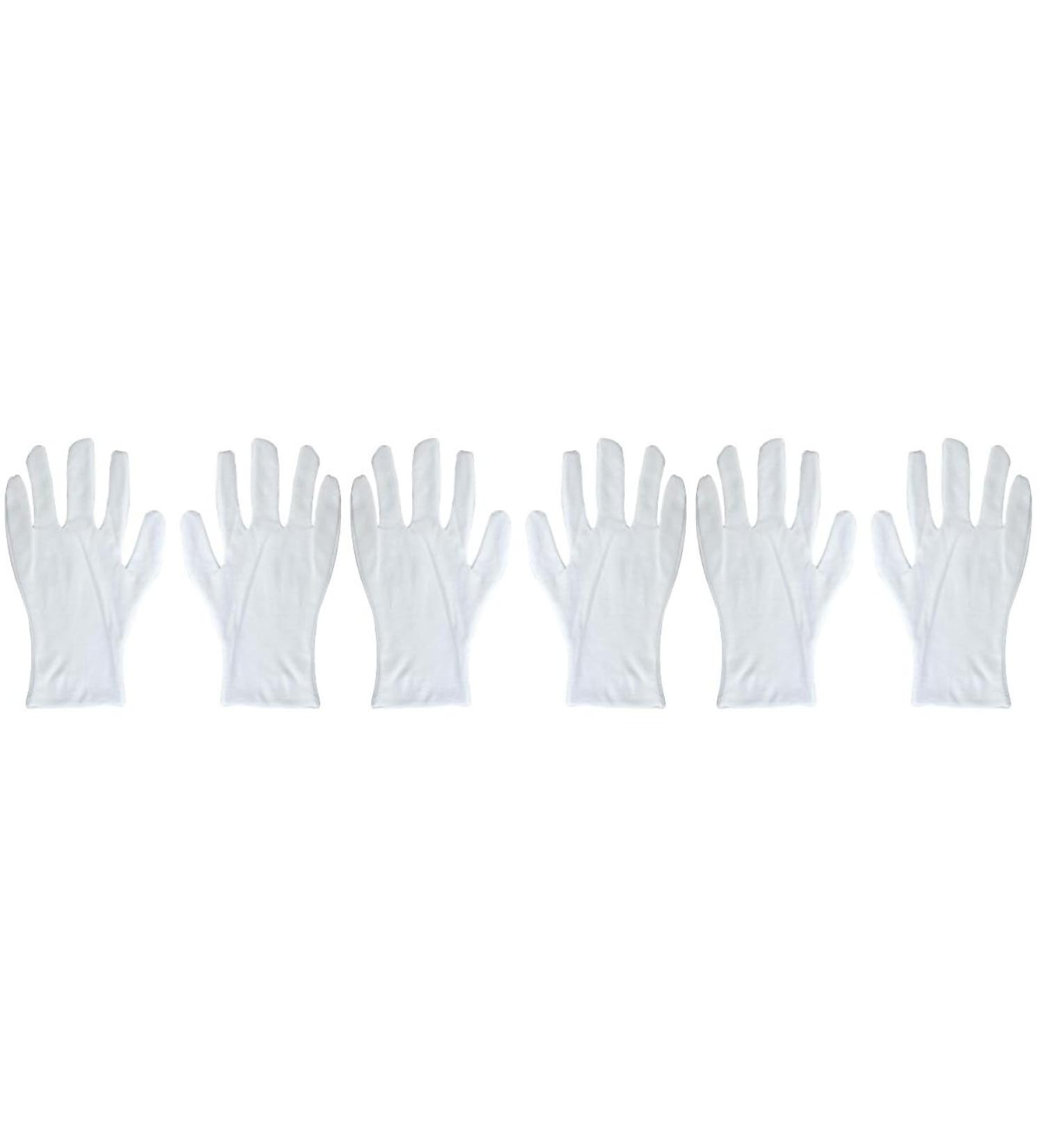 Healeved 18 Pairs White Work Gloves Cotton Gloves Cotton Work Gloves Factory Gloves Lengthen White Gloves - Buy Online on SooperMarket.com