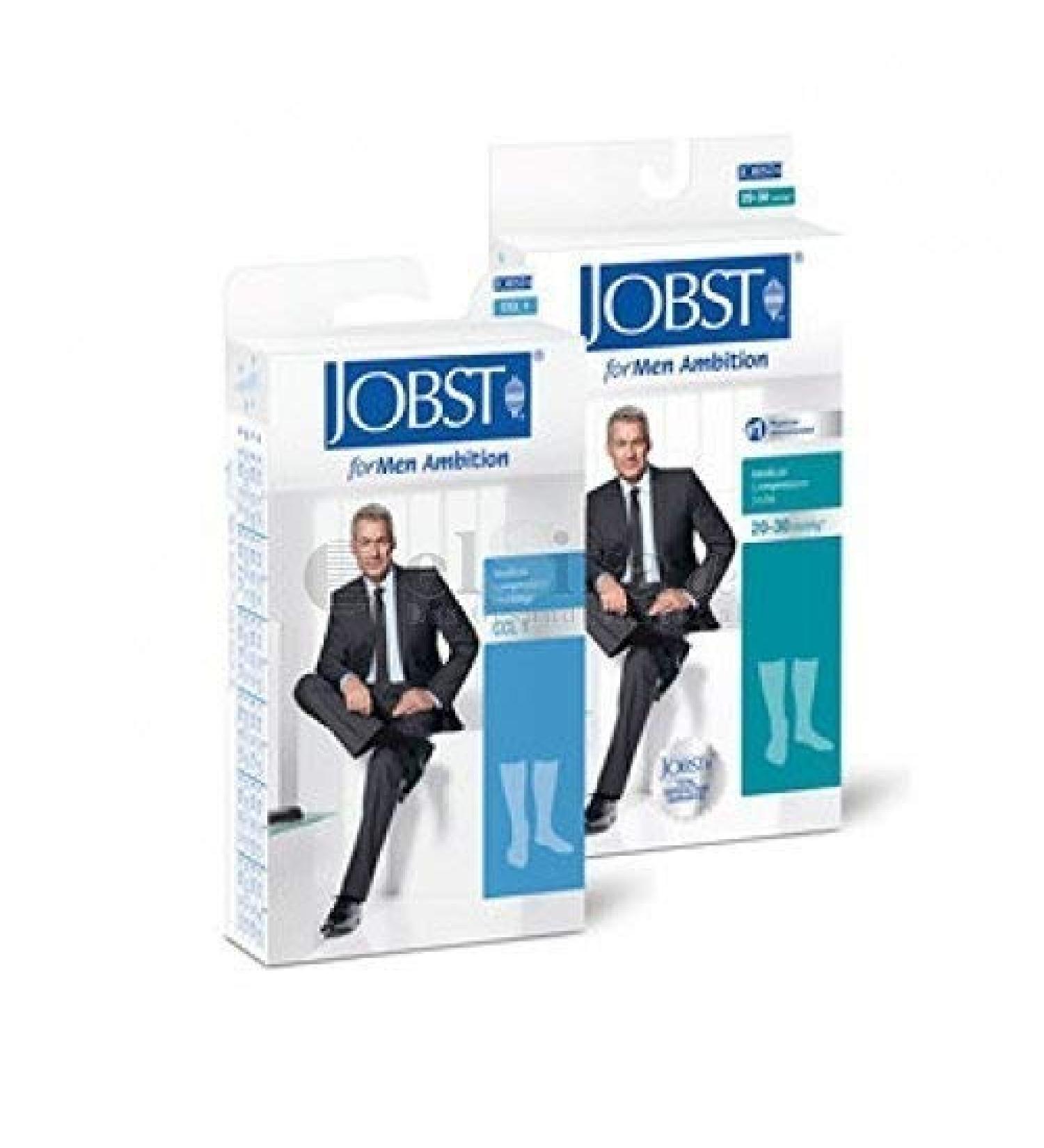 BSN Jobst compression stockings Jobst forMen Ambition KKL 2 AD knee socks regular with lace navy 1