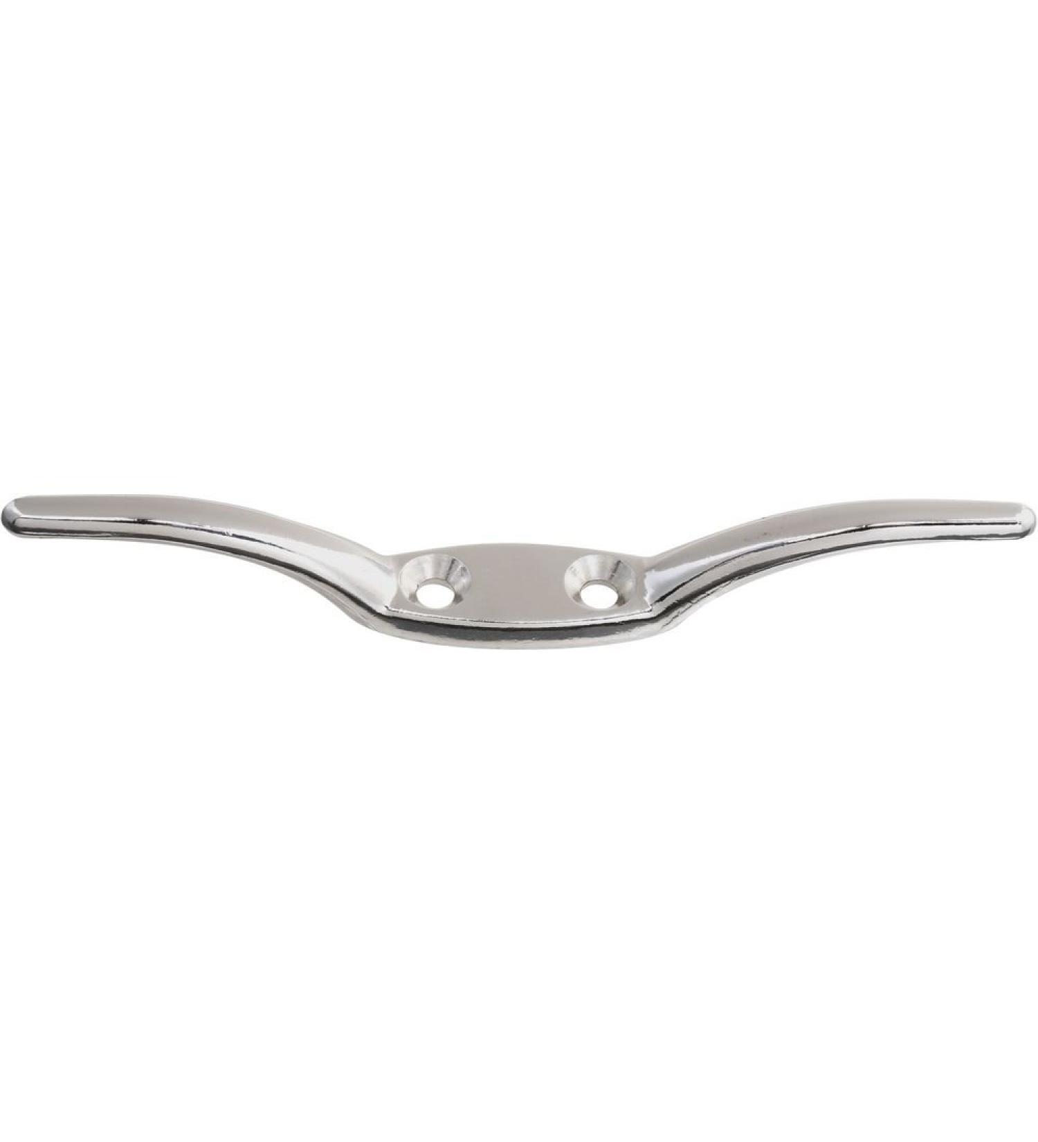 National Hardware N223-347 3200BC Rope Cleat in Nickel 6 Inch 6 Inch Updated Packaging - Buy Online on SooperMarket.com