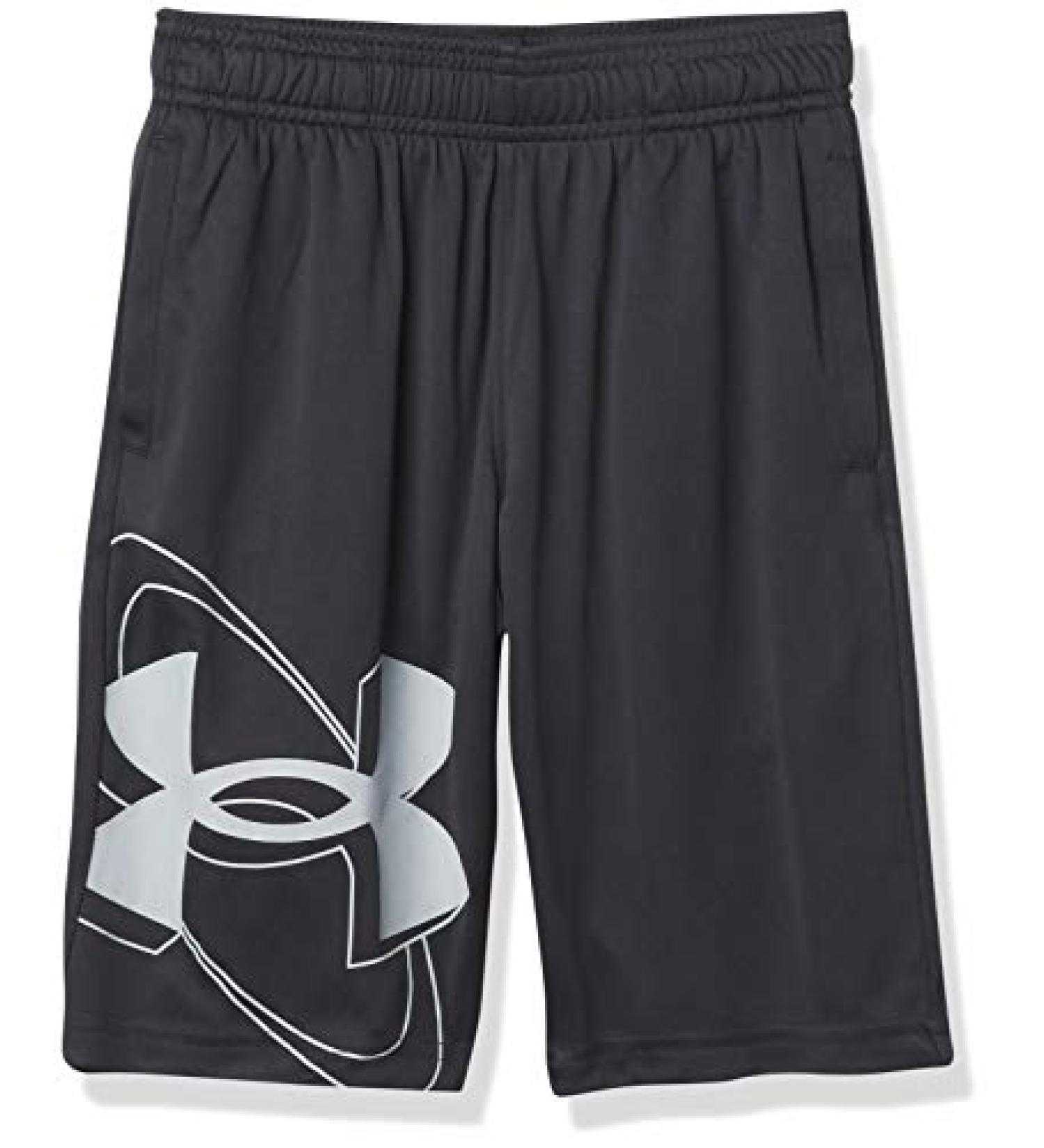 Under Armour Boys' Prototype 2.0 Shorts Black (001)/Mod Gray Large - Kids' Athletic Apparel - Buy Online on SooperMarket.com