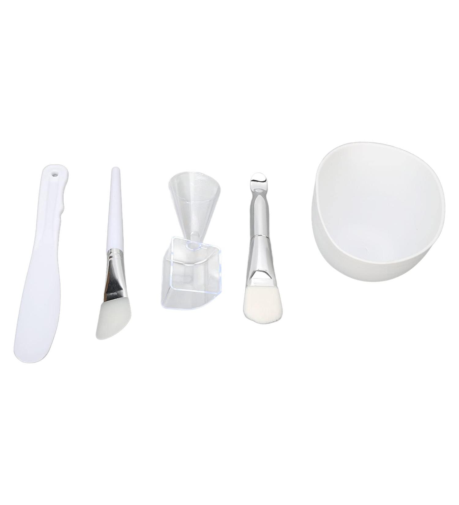 Face Mask Mixing Bowl Set | DIY Silicone Brush & Spatula for Home Use | Perfect Face Mask Maker - Buy Online on SooperMarket.com