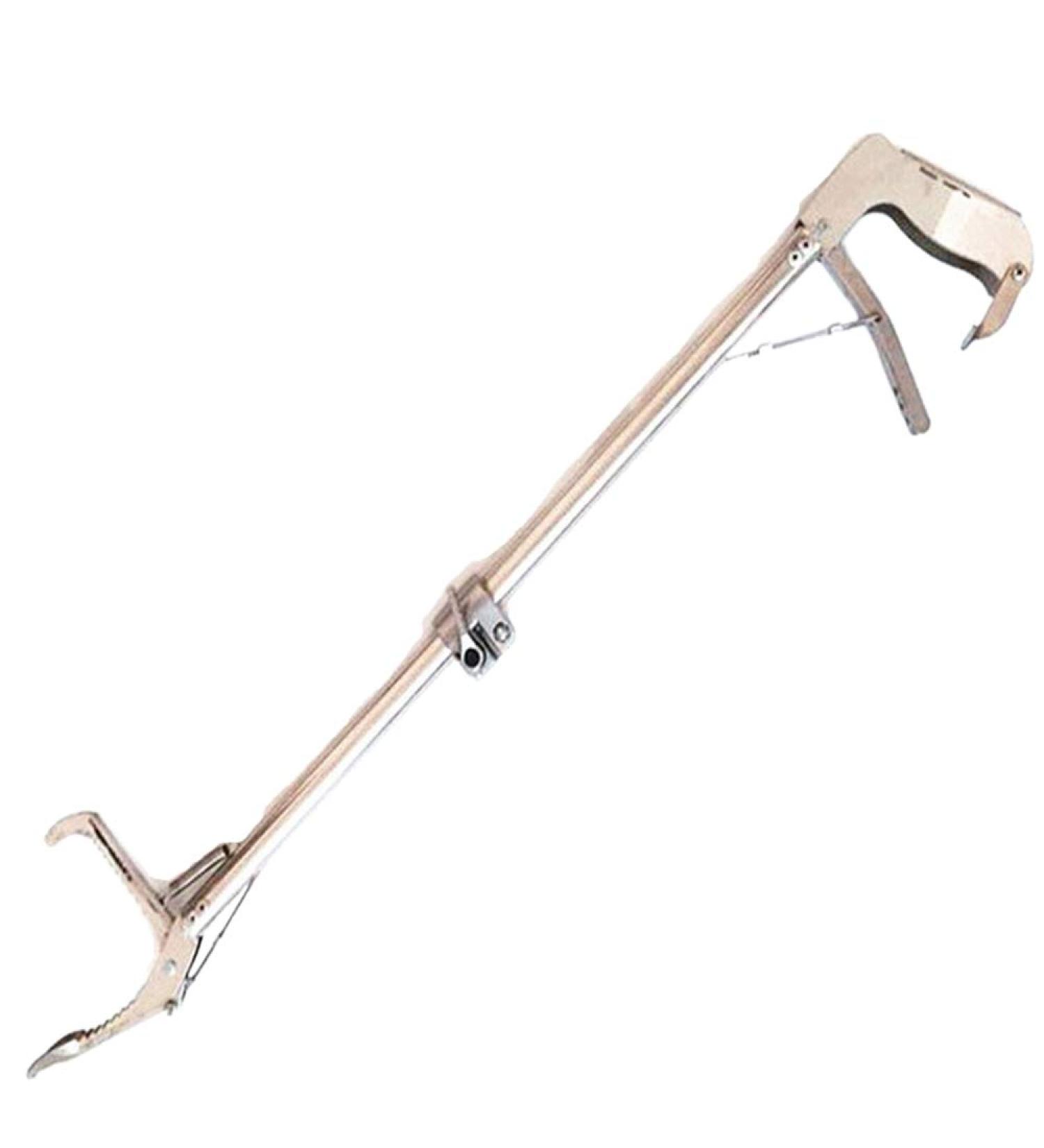 Hundnsney Collapsible Snake Tongs Reptile Catcher Stick Rattlesnake Pick-Up Handling Tool with Wide Jaw - Buy Online on SooperMarket.com