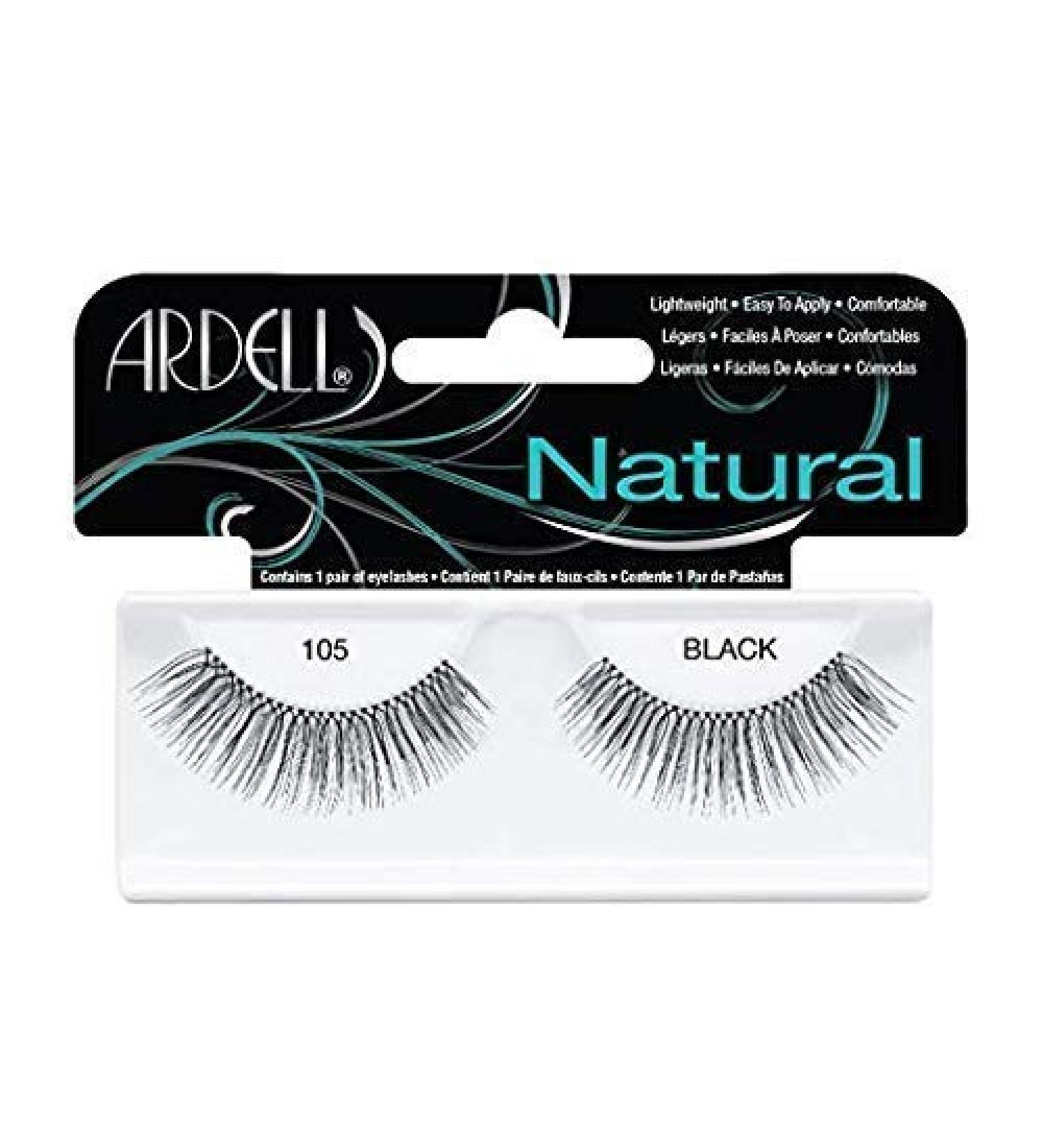 Ardell Natural Lash #105 - 1 Pair | Lightweight & Reusable Lashes - Buy Online on SooperMarket.com