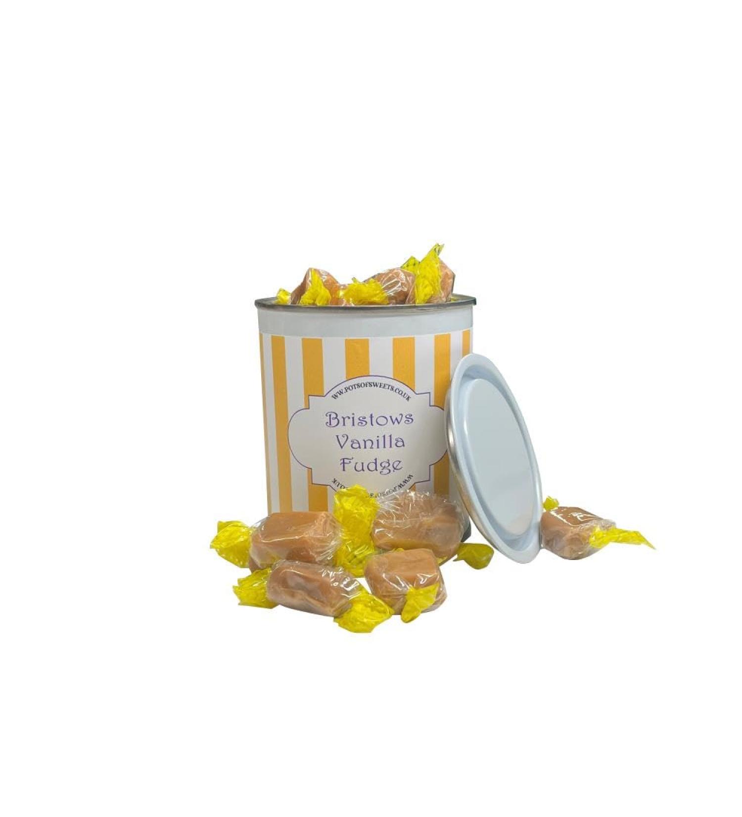250g Paint Pot Tin of Bristow's Vanilla Fudge - Buy Online on SooperMarket.com
