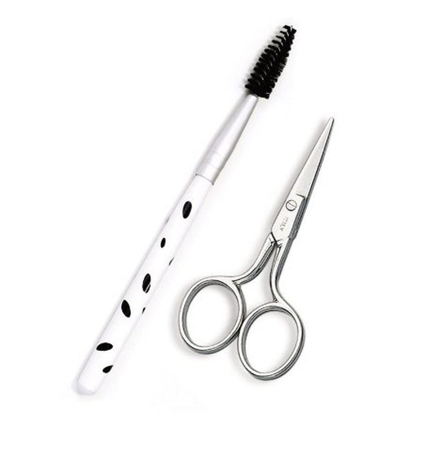 Denco Beautiful Brows Spoolie and Scissors Set - Perfect for Brow Grooming - Buy Online on SooperMarket.com