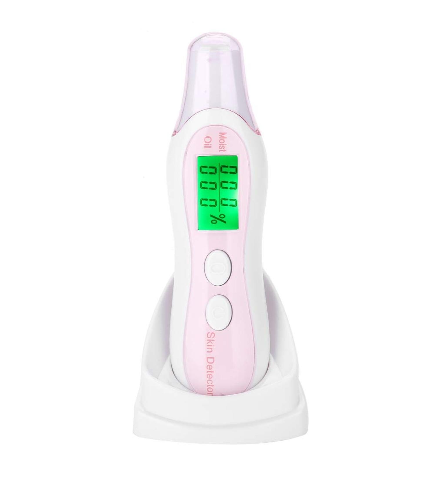 Skin Sensor Tester - 0-99.9% Facial Toner Moisturizing Oil Analyzer with Digital LCD Display - Precision Skin Care Tool - Buy Online on SooperMarket.com