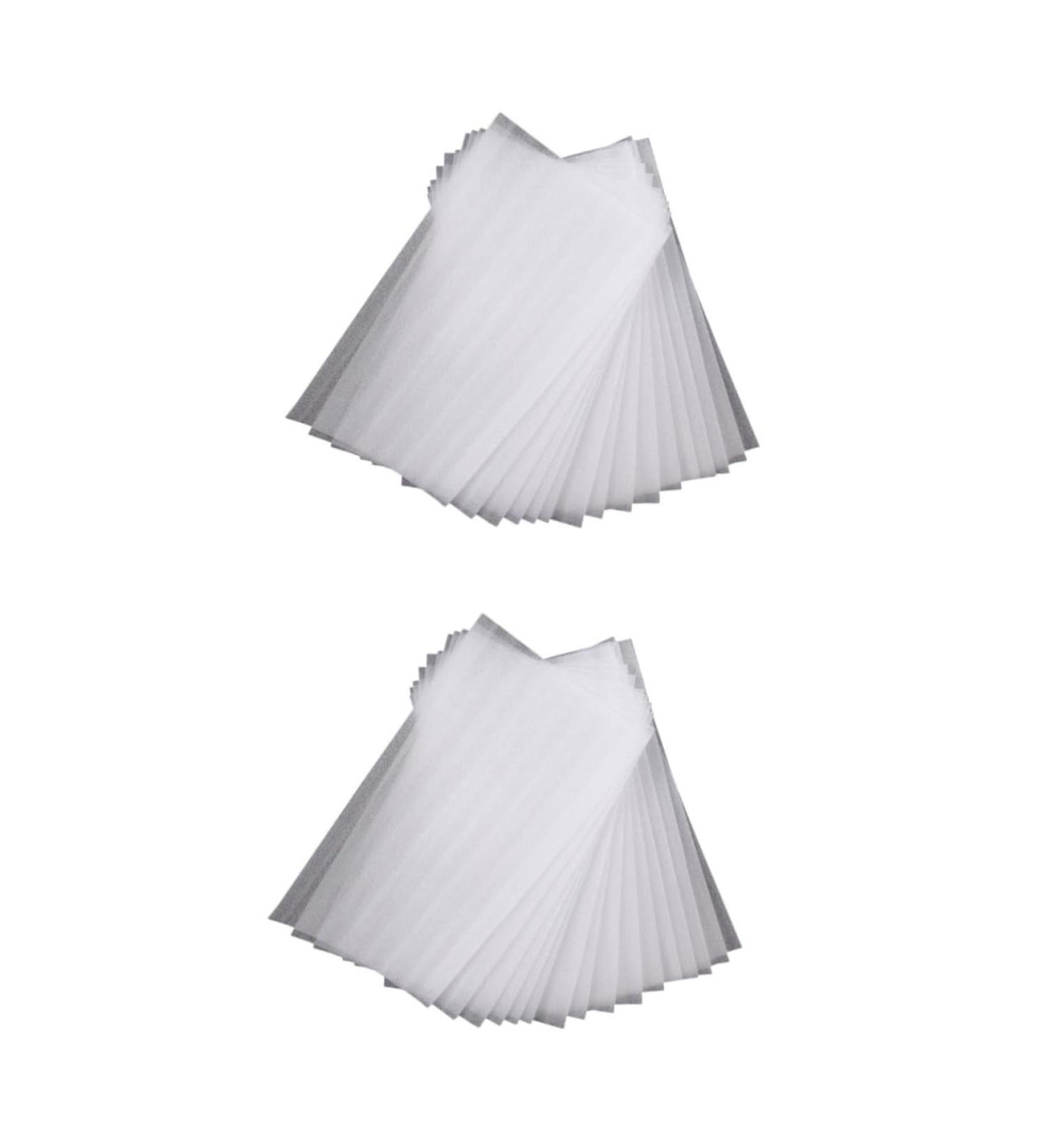 Angoily 100 Sheets Pearl Cotton Highlighter Hair Dye Bubble Suit Hair Bleach Hair Color Supply Hair Tinting Strips Barber Supply Hair Paper Wraps Tools Mesh White Care Glossy Paper Foam 30x10cmx2pcs Whitex2pcs - Buy Online on SooperMarket.com