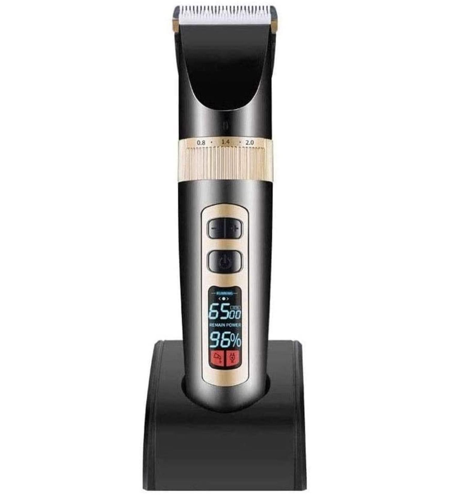 Professional Hair Clippers for Men - Cordless Electric Hair Cutting Kit with LED Display | Best Hair Trimmer for Barbers  - Buy Online on SooperMarket.com
