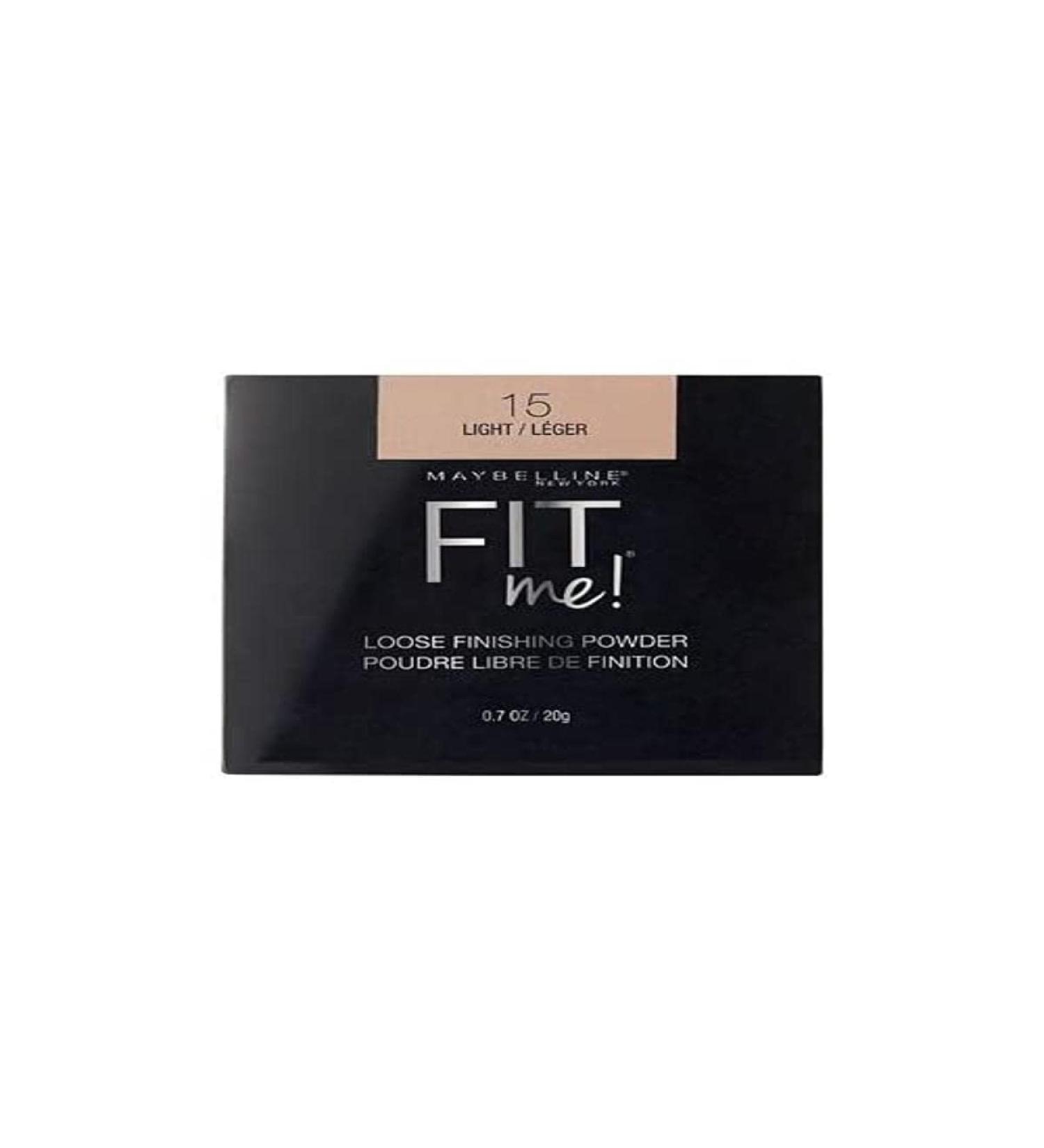 Maybelline Fit Me Loose Finishing Powder 15 Light - 0.7 oz (20g) | Flawless Matte Finish - Buy Online on SooperMarket.com