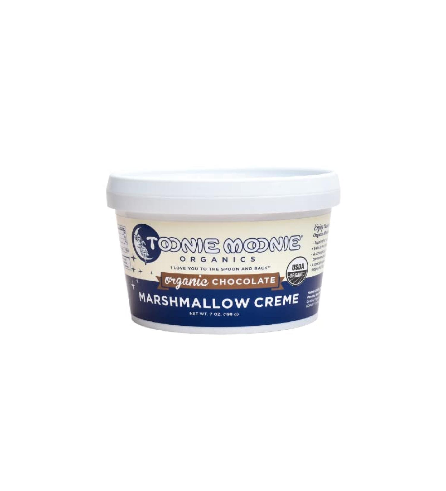 TOONIE MOONIE ORGANICS Organic Chocolate Marshmallow Creme 7 oz - Delicious and Natural Treat - Buy Online on SooperMarket.com