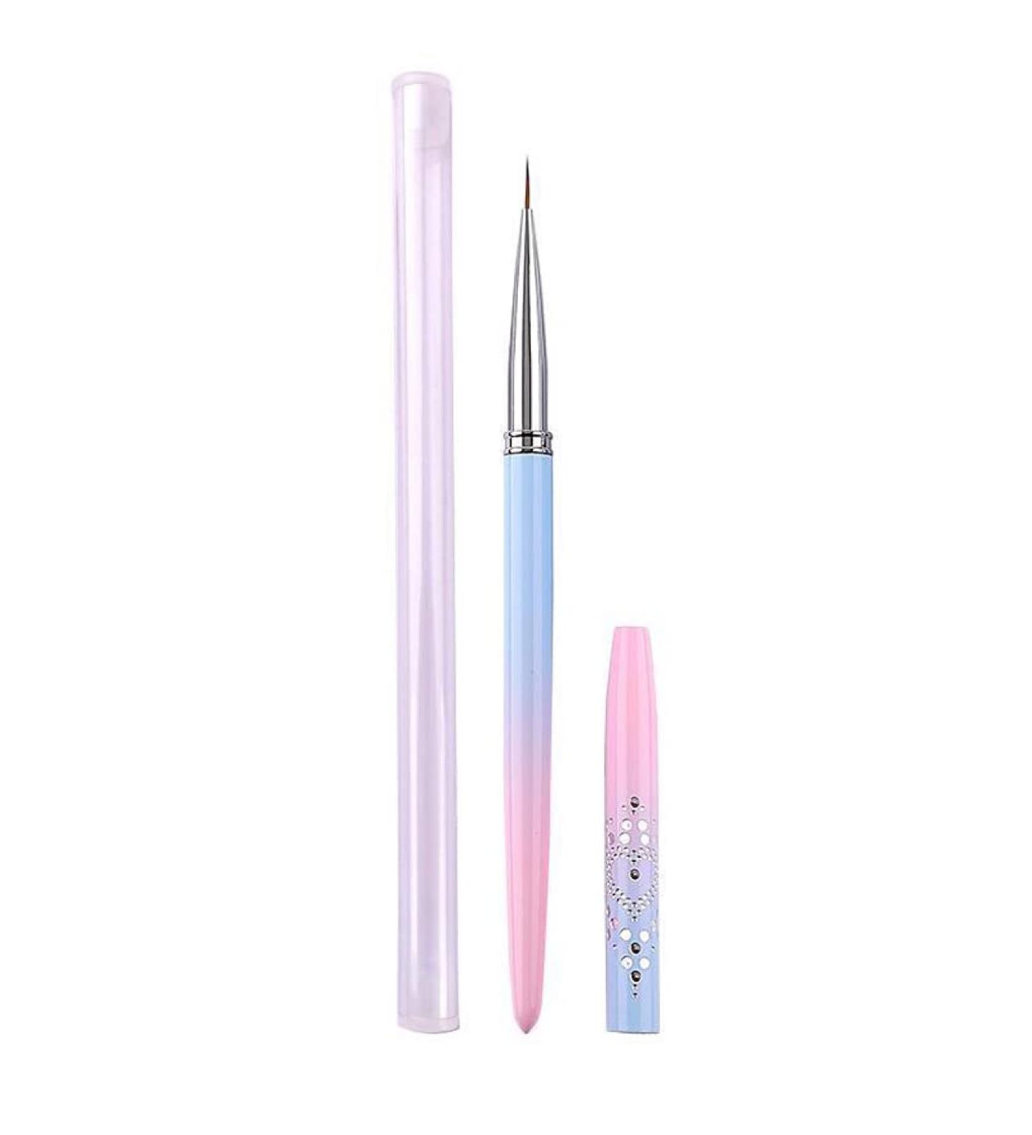 Dajidafu Nail Art Pen Sturdy Nylon Brush Skidproof Handle Nails Brushes Practical Lightweight Manicure Tools Drawing Friend DIY 9mm - Buy Online on SooperMarket.com