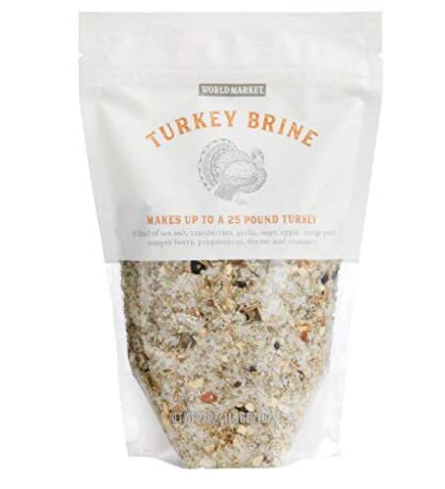 World Market Turkey Brine Mix 22oz - Perfect Poultry Seasoning (1.37lb) - Buy Online on SooperMarket.com