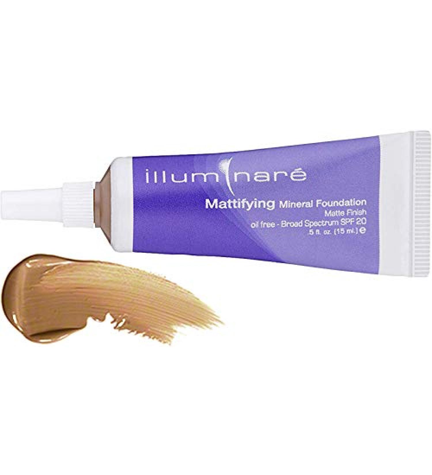 Illuminare Mattifying Mineral Foundation - Sienna Sun - 0.5 oz