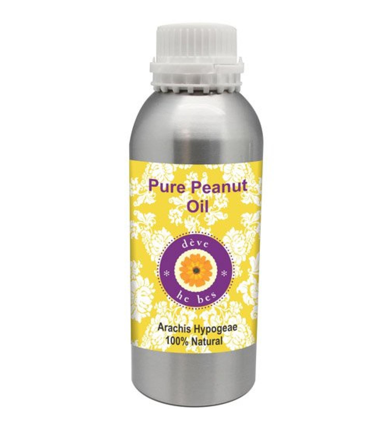 Pure Peanut Oil 630ml (Arachis hypogeae) 100% Natural Cold pressed & Therapeutic Grade