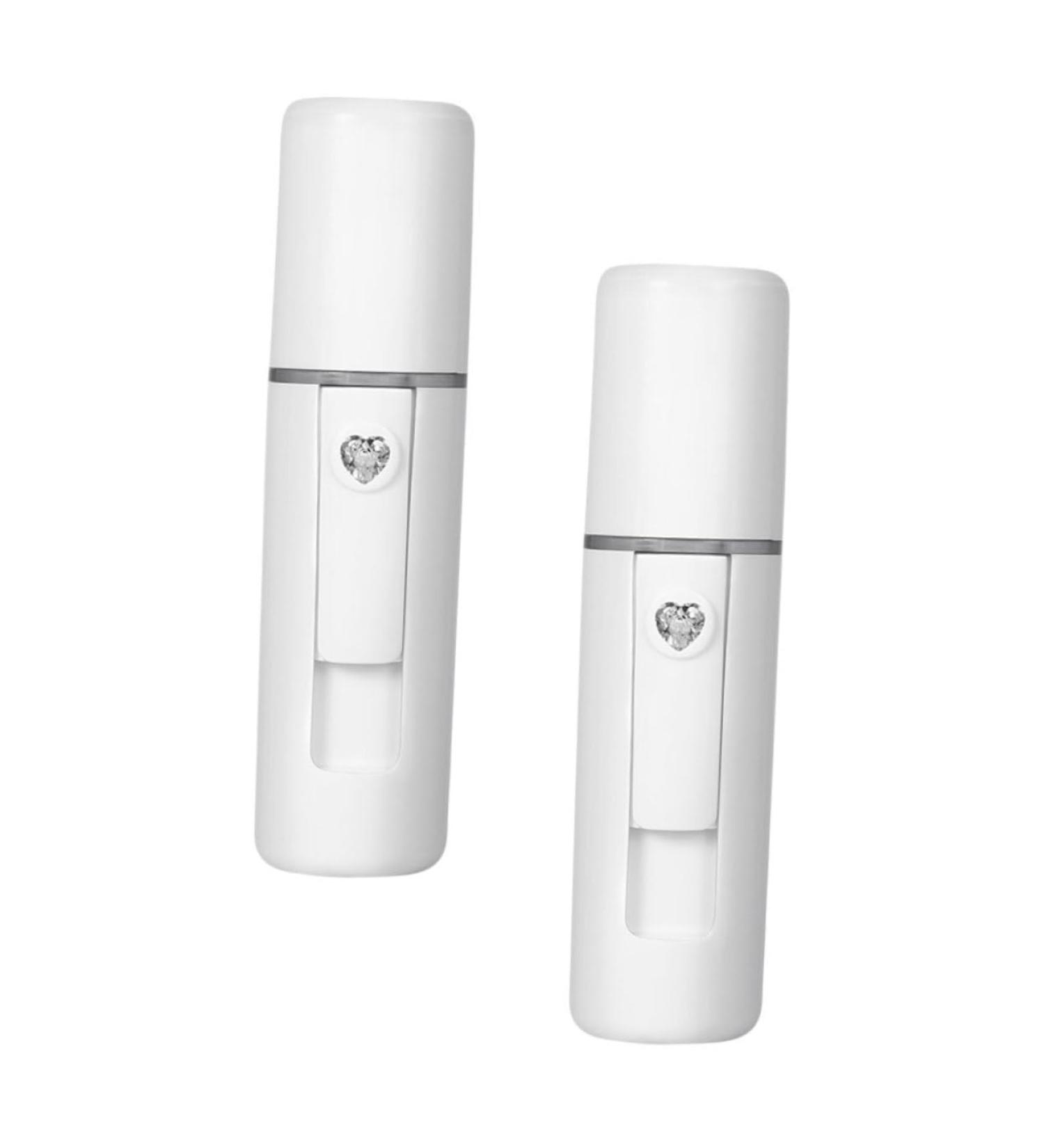 Baluue 2pcs Spray Meter Women Face Humidifier Diffusers for Essential Oils Air Diffuser Plastic White - Buy Online on SooperMarket.com