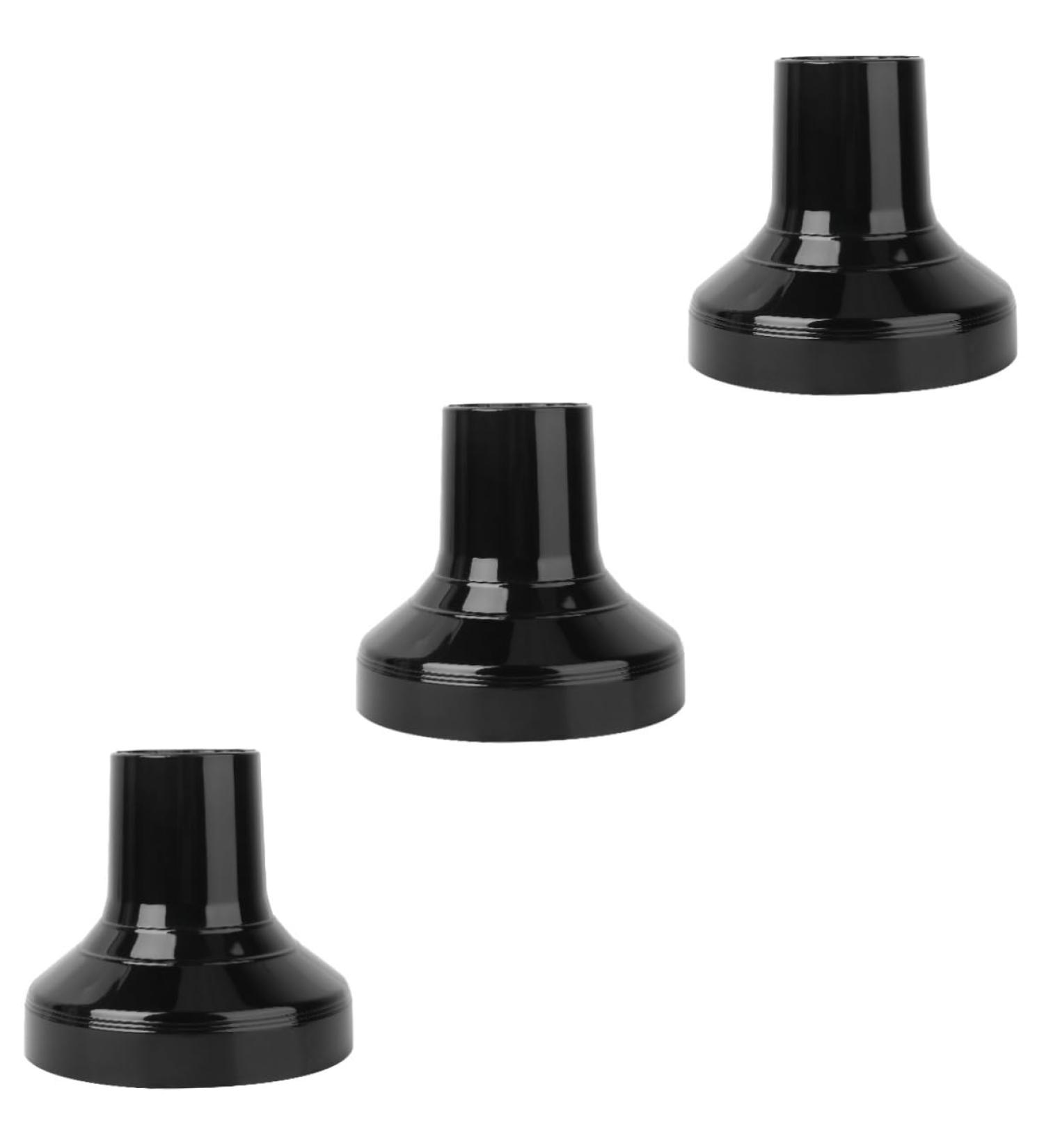 Baluue 3 Pcs Hair Styling Hood Protective Cover Salon Hair Dryer Cover Hair Dryer for Curly Black Abs 16x15cmx3pcs Blackx3pcs - Buy Online on SooperMarket.com