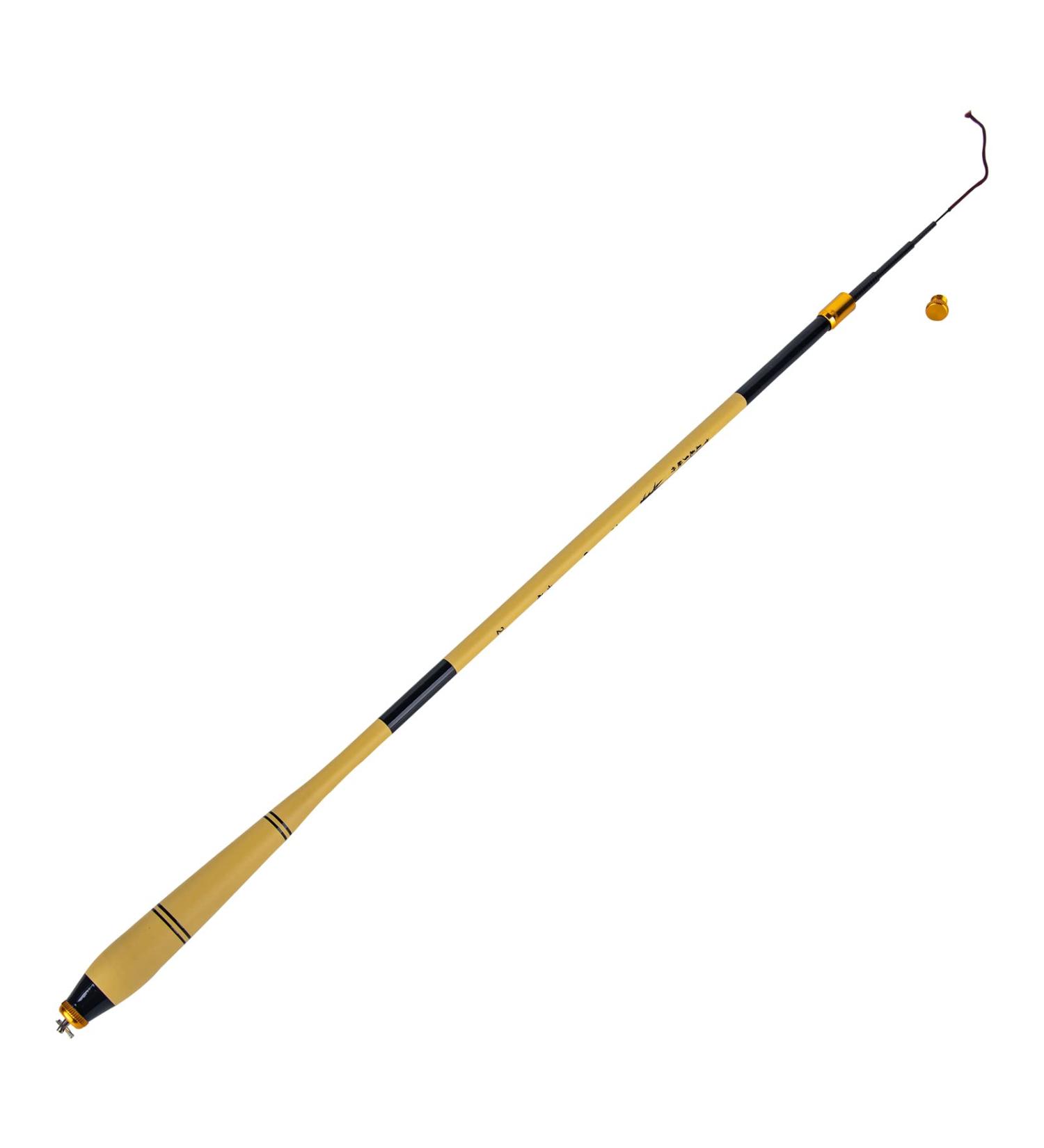 Goture Telescopic Fishing Rod Carbon Fiber Ultra Light Portable Travel Rod Stream Carp Fishing Yellow 6ft/1.8m - Buy Online on SooperMarket.com