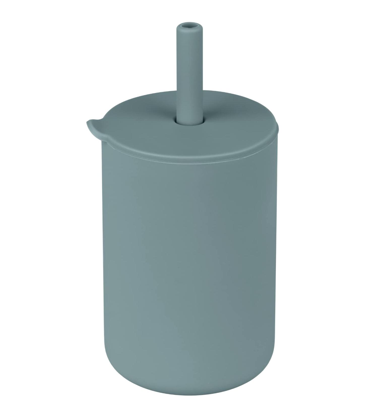 Silicone Sippy Cup Trainer for Toddlers - Unbreakable, Spill-Proof, Non-Slip Handles - 6oz (Ether) - Buy Online on SooperMarket.com