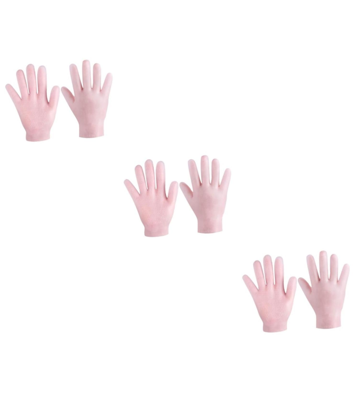 minkissy 3 Pairs Nourishing Care Gloves Massaging Hydrating Gloves Dry Hand Moisturizing Gloves for Women Hand Softening Gloves Lotion Pink Girl Child Sebs Brighten Skin Colour Hand Gloves - Buy Online on SooperMarket.com