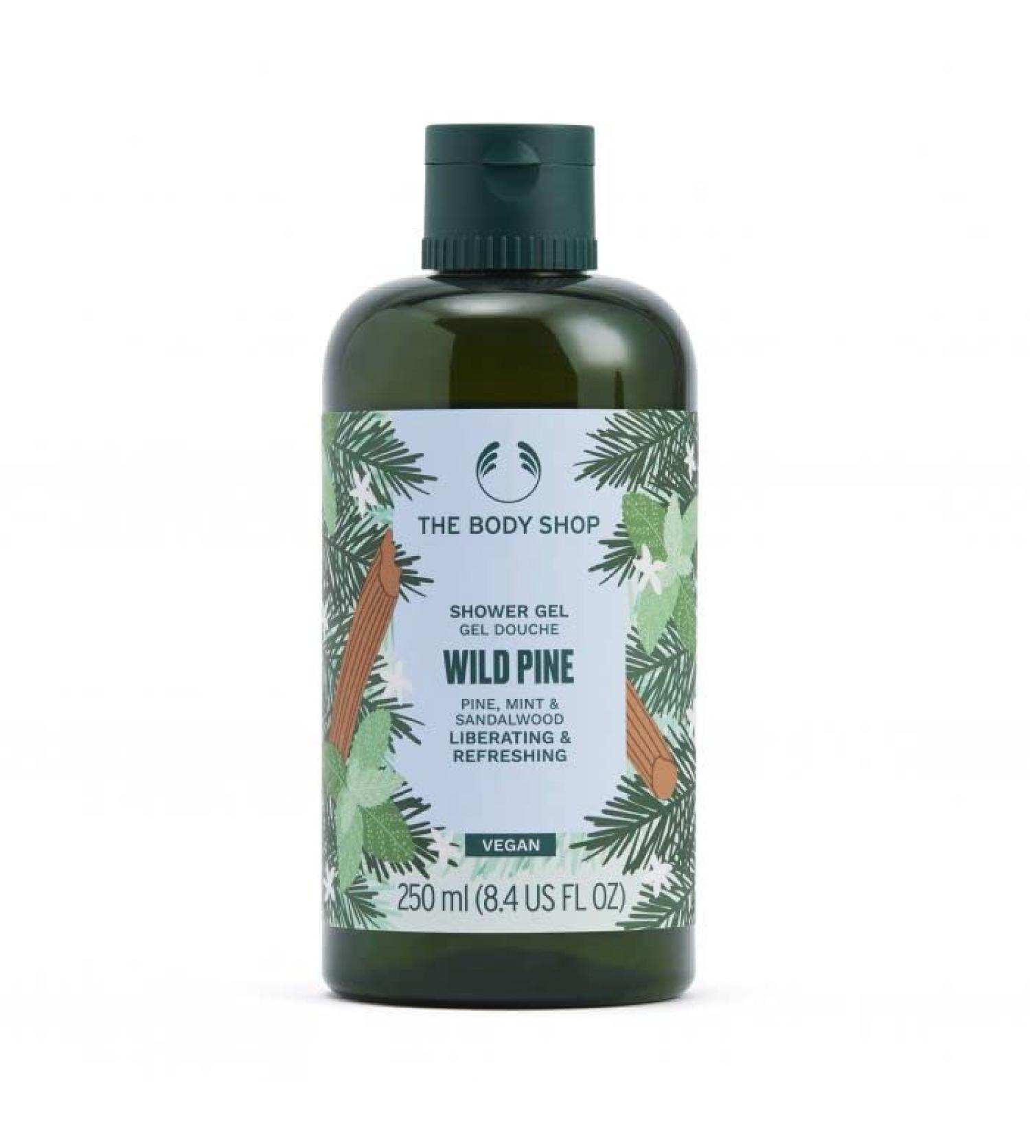 The Body Shop Wild Pine Shower Gel Pine Mint Sandalwood 250ml