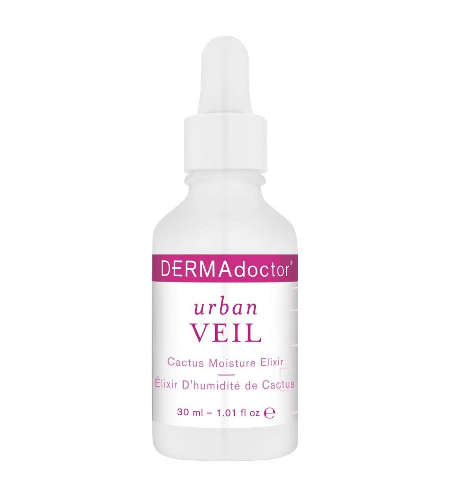 DERMAdoctor Urban Veil Cactus Moisture Elixir - Hydrating Serum for Radiant Skin | 1.01 oz - International Shipping Available - Buy Online on SooperMarket.com