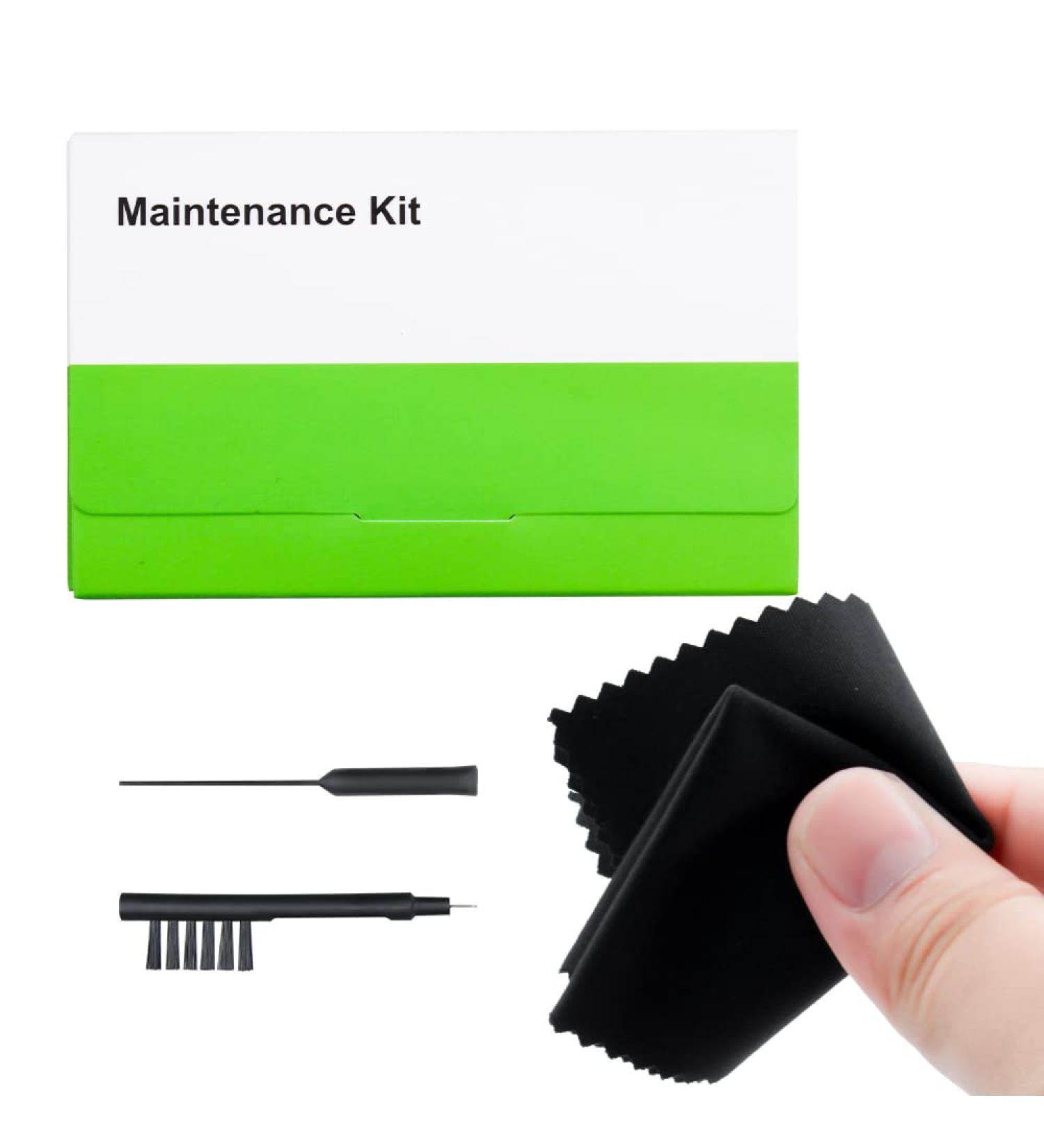 Hearing Aid Maintenance Kit - 7 Piece Cleaning Tools & Earphone Cleaner Kit with Vent Cleaner, Steel Pick, Screw Driver, Brush & Carrying Case - Buy Online on SooperMarket.com