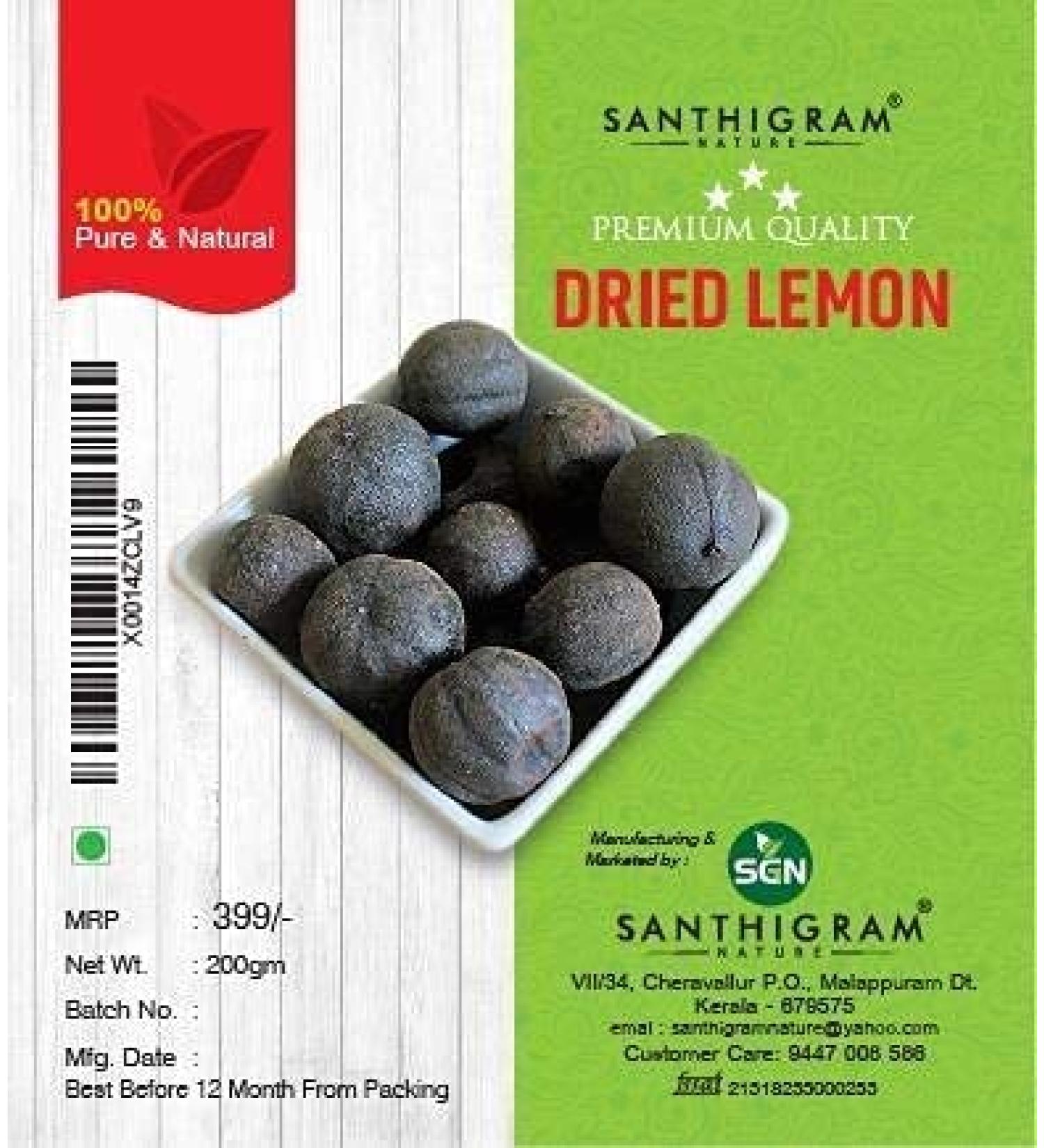 QURA Natural Dried Lemon 200g (Black) - Buy Online on SooperMarket.com
