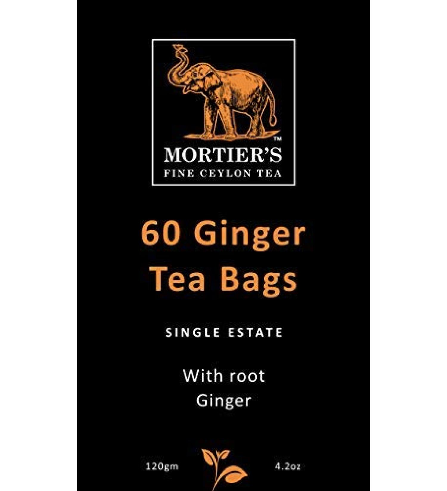 Mortier's Ceylon Ginger Tea Bags - Buy Online on SooperMarket.com
