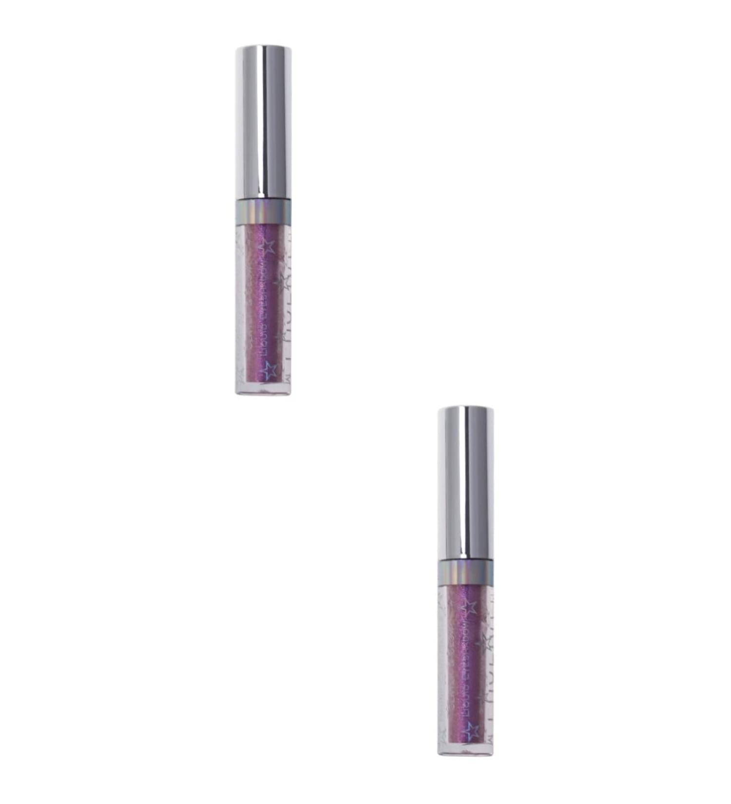 Angoily 2pcs Eyeshadow Purple Eyeliner Liquid Eyeliners Glow Eye Powder Eye Shadow Diamond - Buy Online on SooperMarket.com