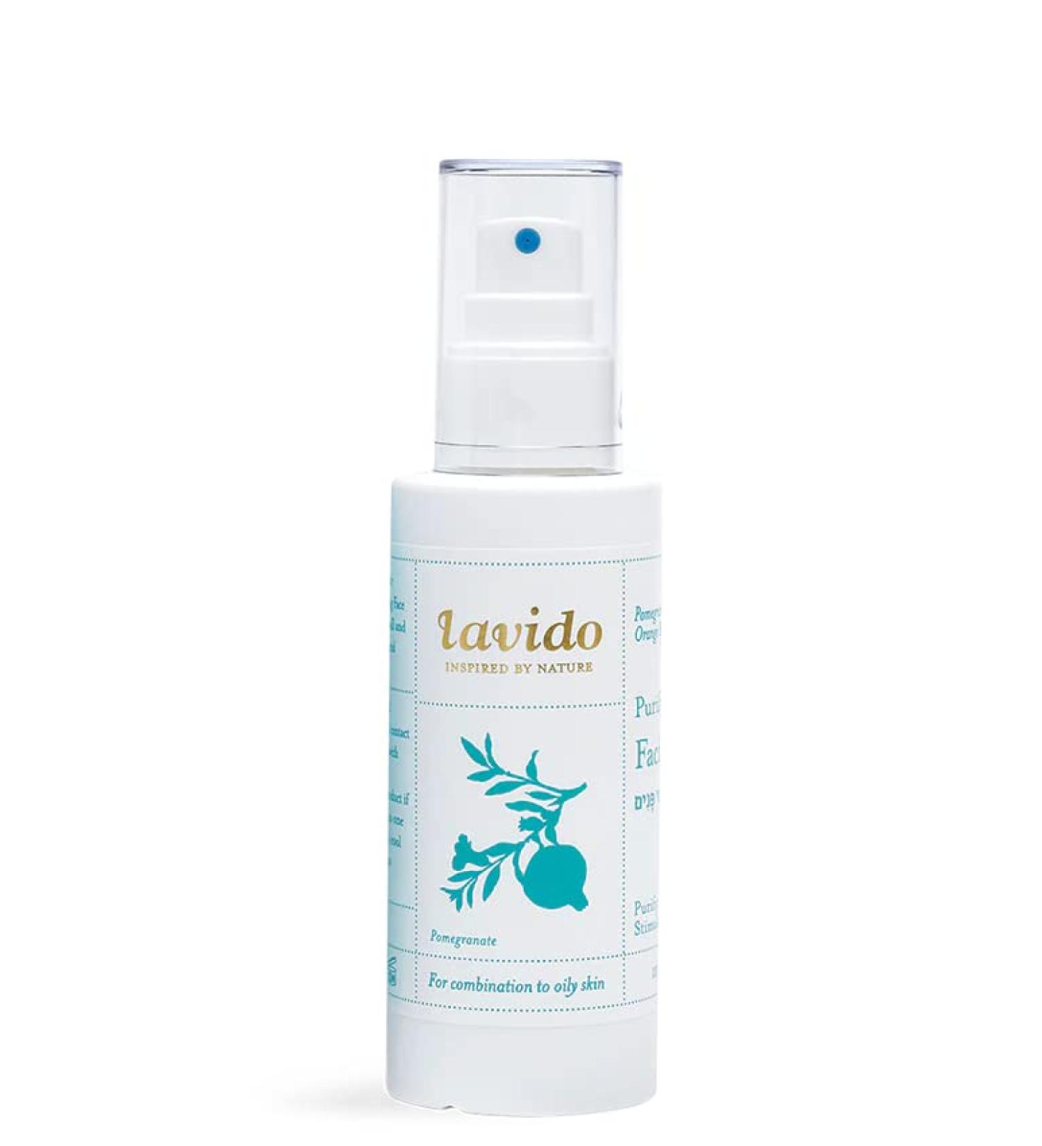 Lavido Natural Purifying Facial Toner - Refresh Purify & Stimulate | 4.05 fl oz (120 ml) - International Shipping Available - Buy Online on SooperMarket.com